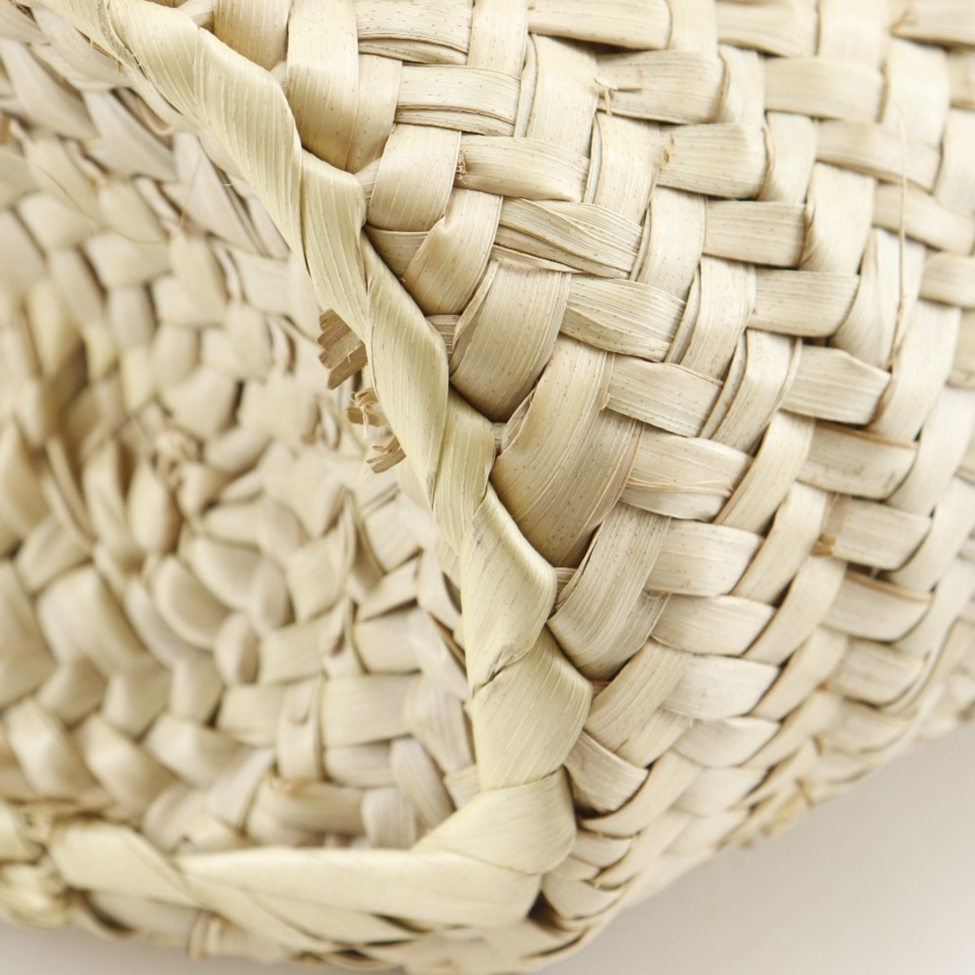 Loewe Beige Raffia Leather Basket Handbag (Pre-Owned)