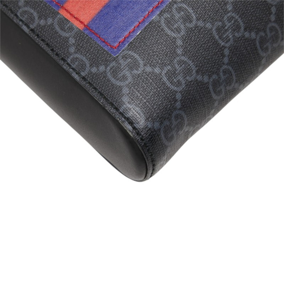 Gucci Gray Pvc Leather Messenger Bag Shoulder Bag (Pre-Owned)