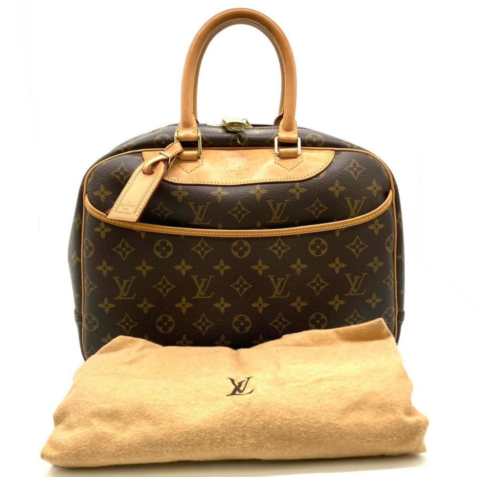 Louis Vuitton Monogram Brown Monogram Leather Tote Bag (Pre-Owned)