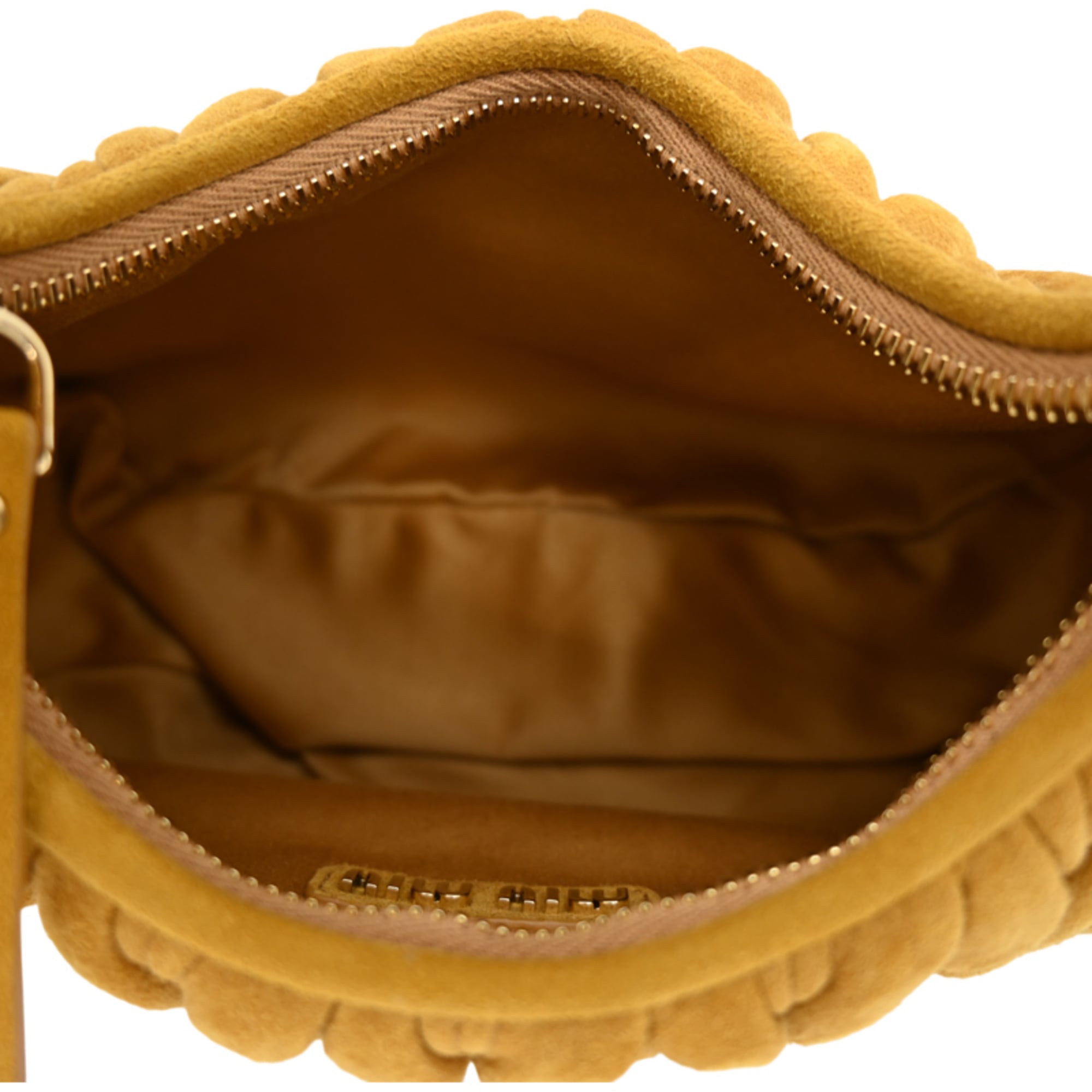 Miu Miu Yellow Suede Handbag (Pre-Owned)