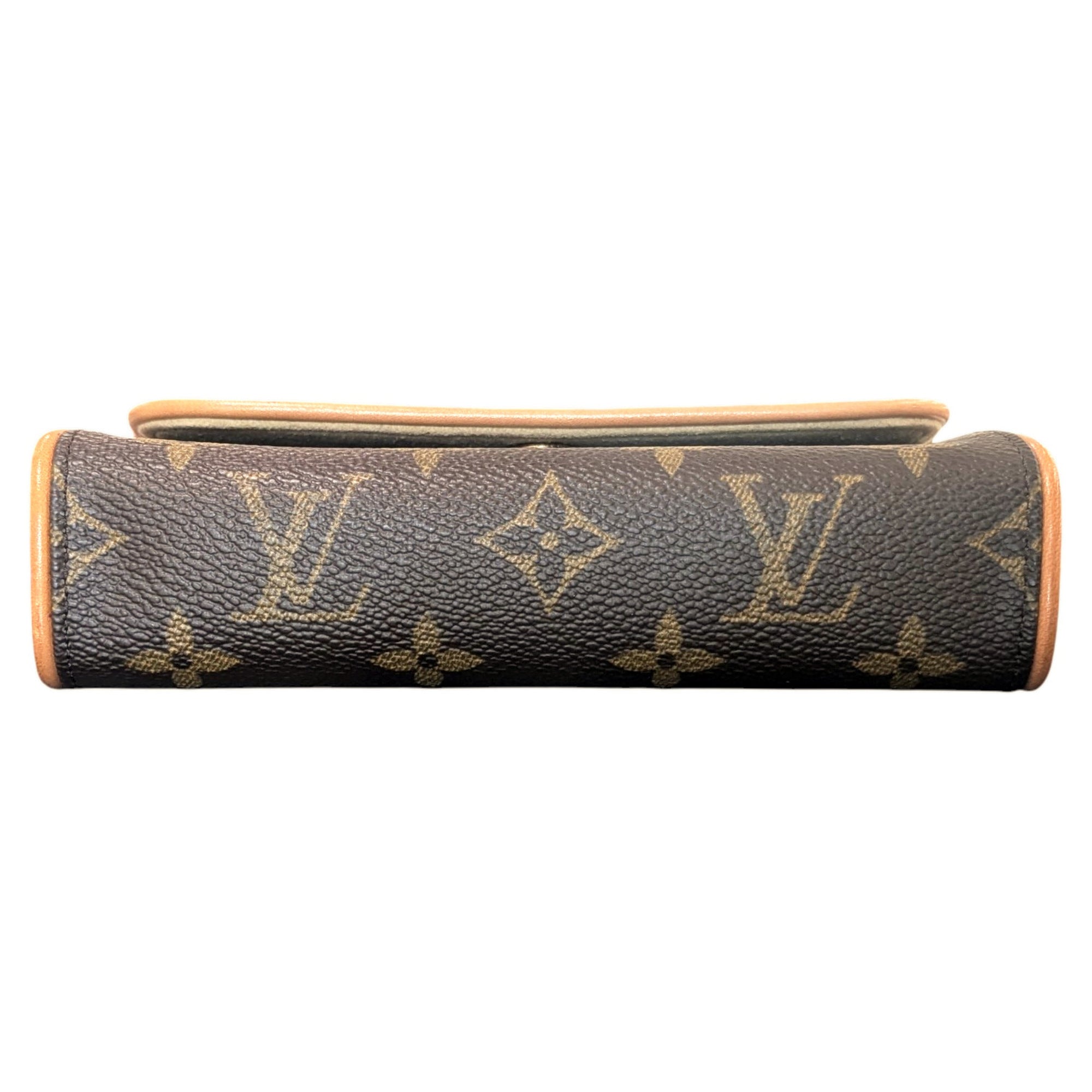 Louis Vuitton Brown Monogram Canvas Pochette Pouch Shoulder Bag (Pre-Owned)