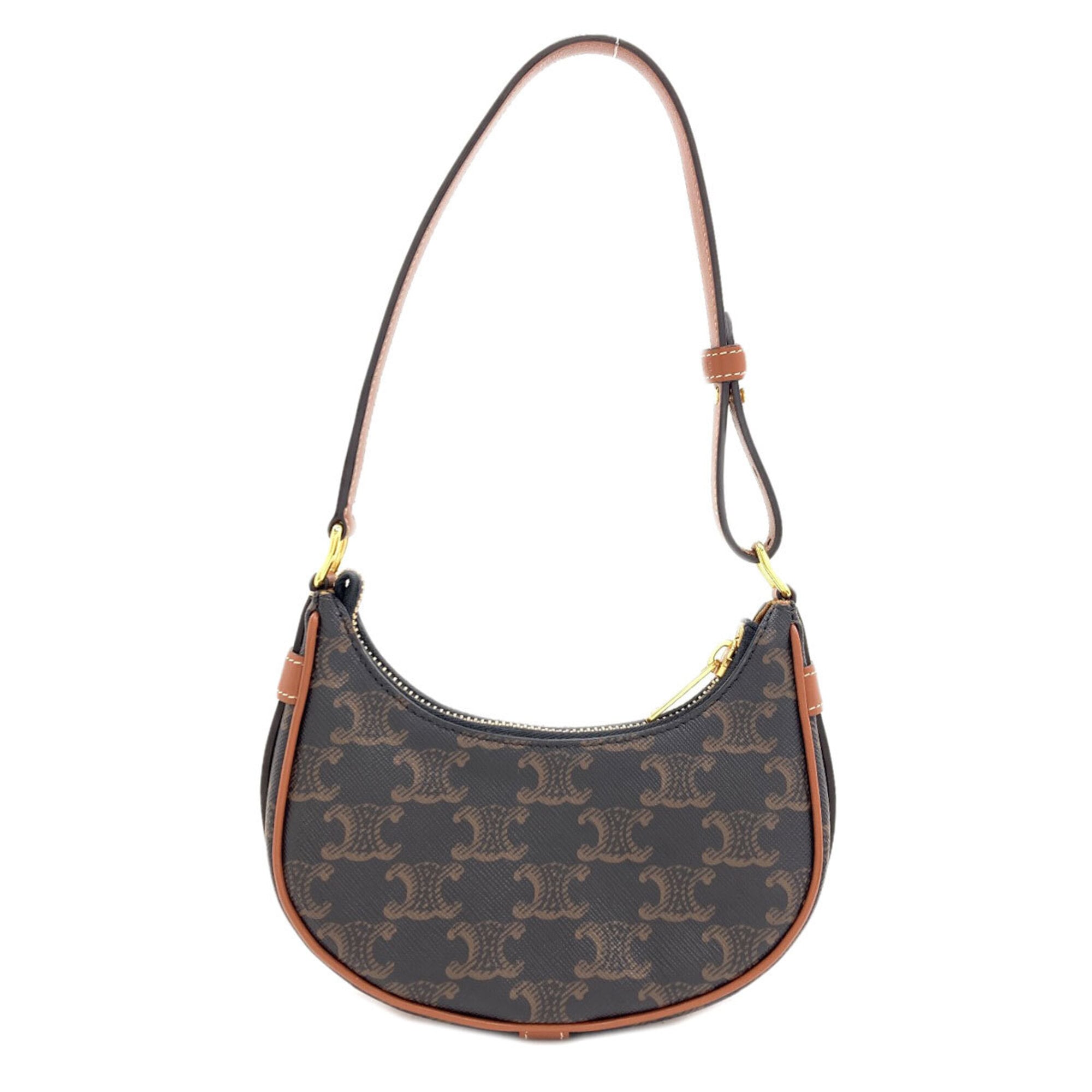 Celine Dark Brown Pvc Shoulder Bag (Pre-Owned)