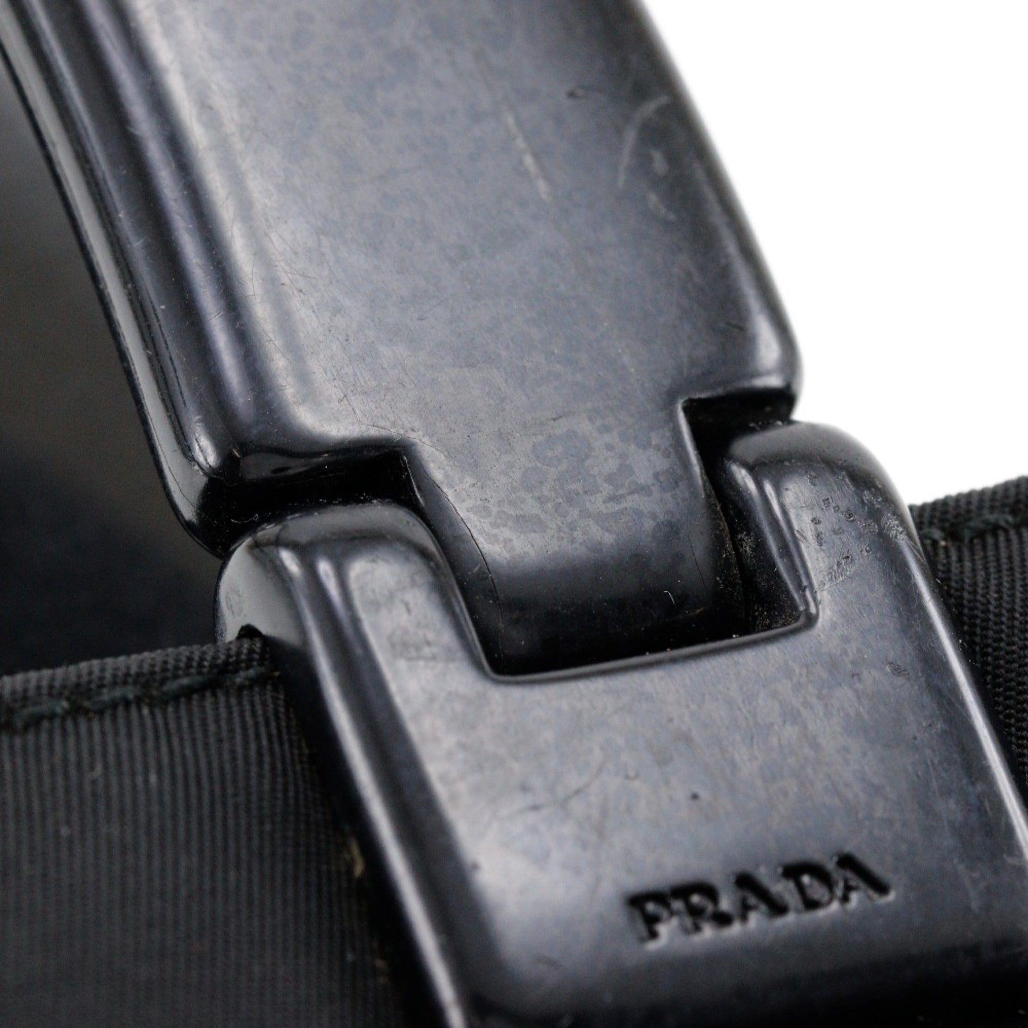 Prada Black Nylon Handbag (Pre-Owned)