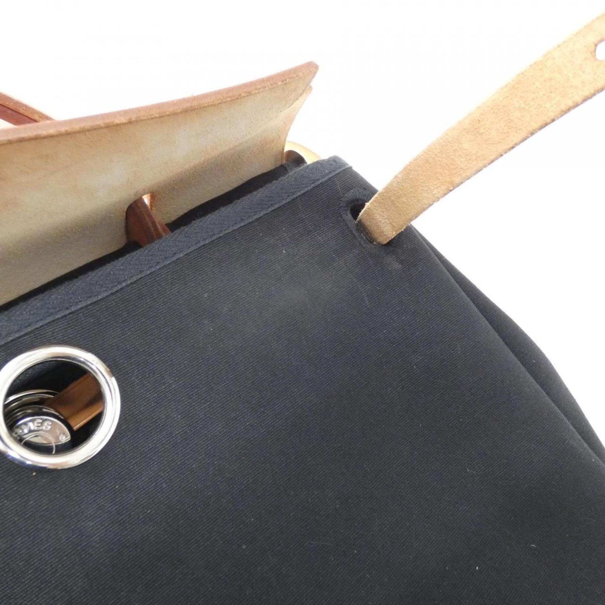 Hermes Natural Toile H Handbag (Pre-Owned)
