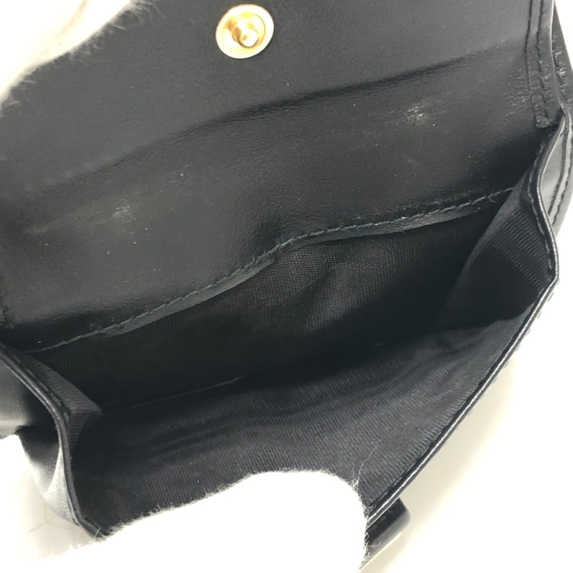 Prada Black Leather Wallet (Bi-Fold) (Pre-Owned)