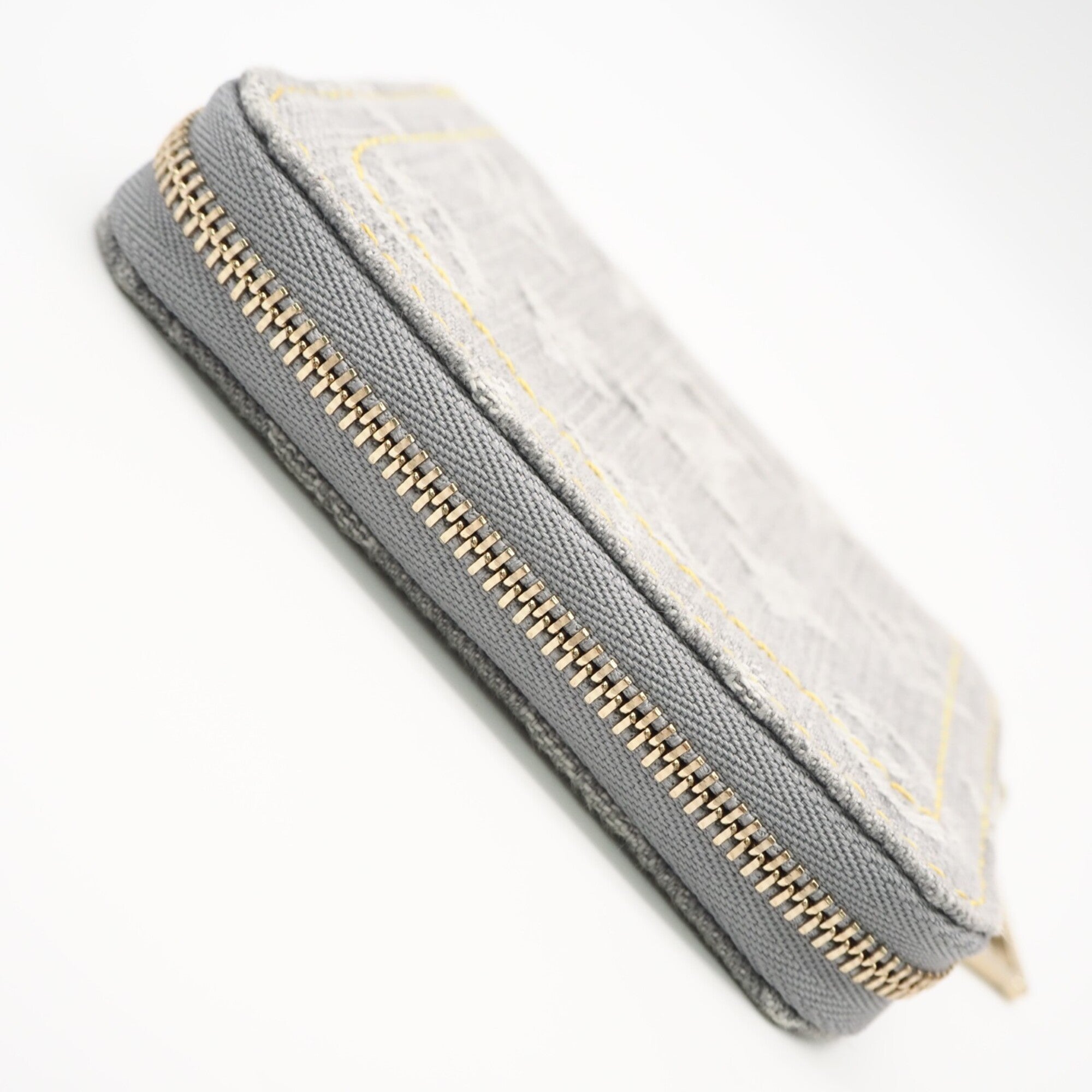 Louis Vuitton Gray Monogram Monogram Denim Coin Purse/Coin Case (Pre-Owned)