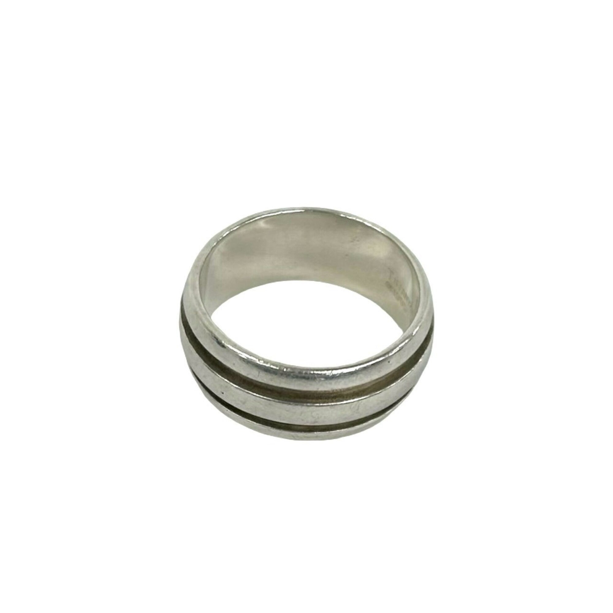 Tiffany Silver Silver 925 Band Ring (Pre-Owned)