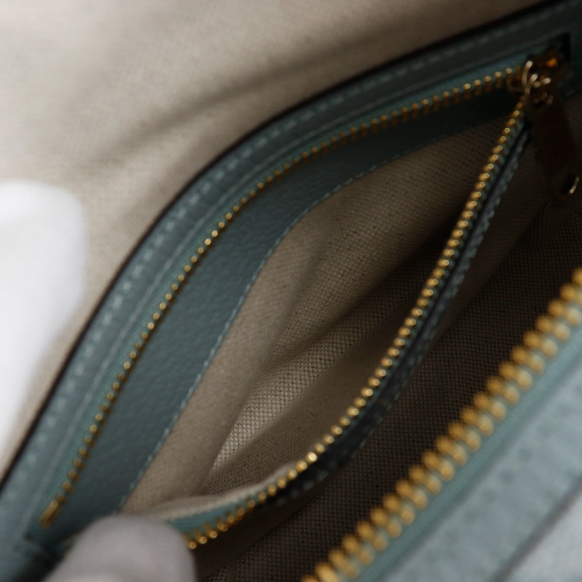 Gucci Ophidia Blue Gg Supreme Shoulder Bag (Pre-Owned)