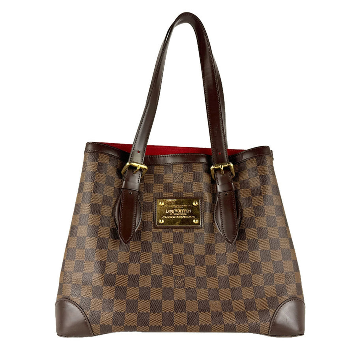 Louis Vuitton Damier Canvas Ebene Damier Canvas Shoulder Bag (Pre-Owned)