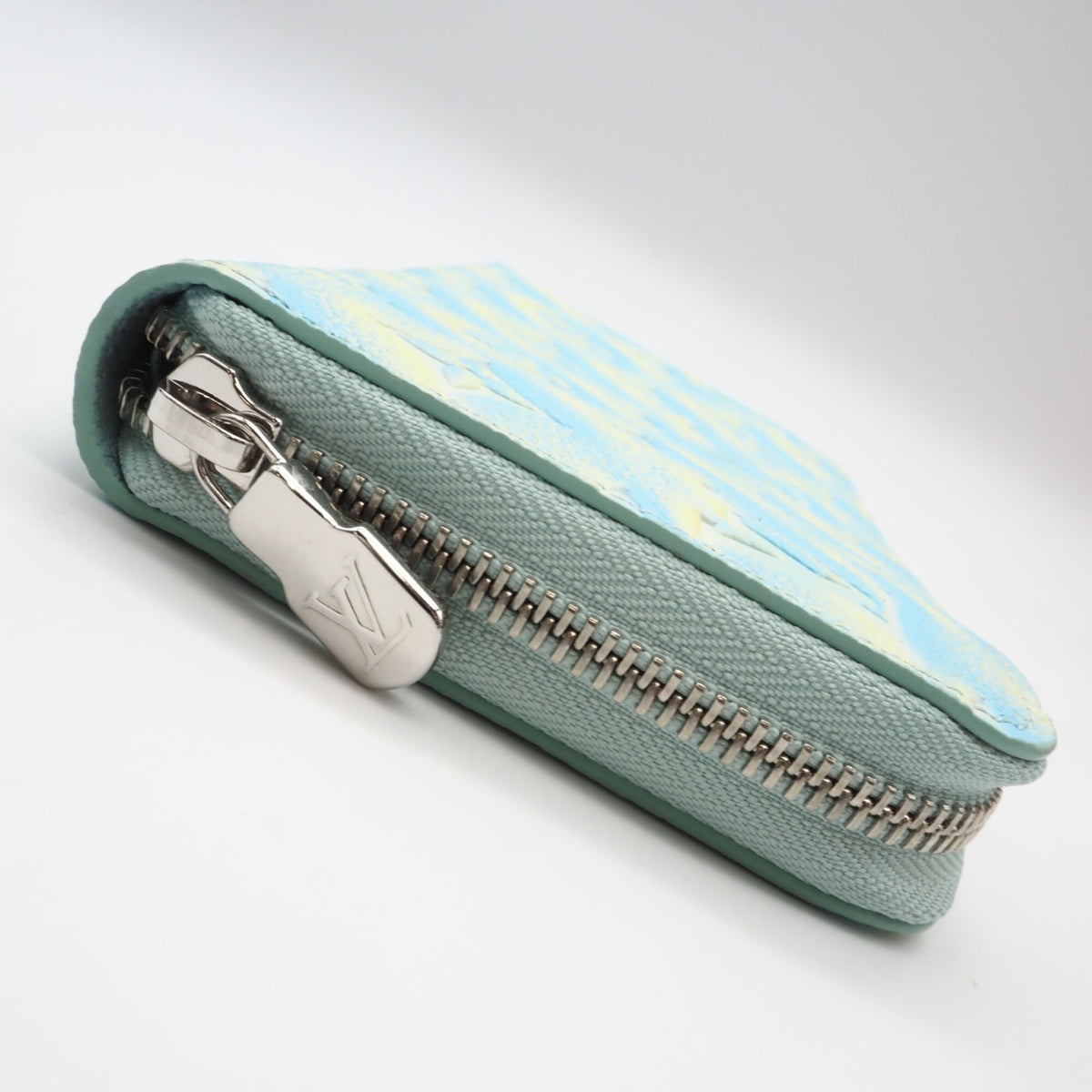 Louis Vuitton Monogram Empreinte Blue Yellow Long Wallet (Bi-Fold) (Pre-Owned)