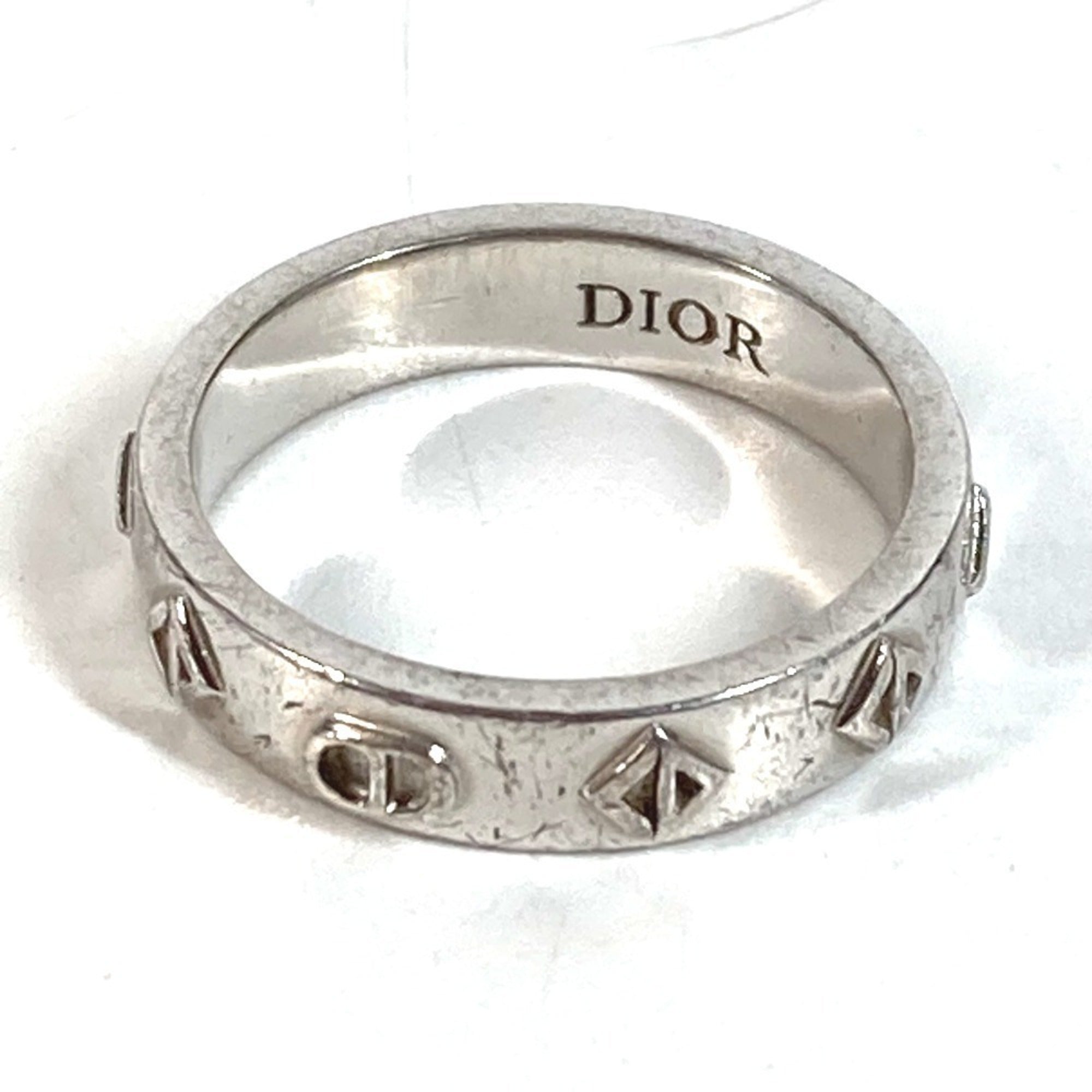 Christian Dior Silver Silver 925 Band Ring (Pre-Owned)