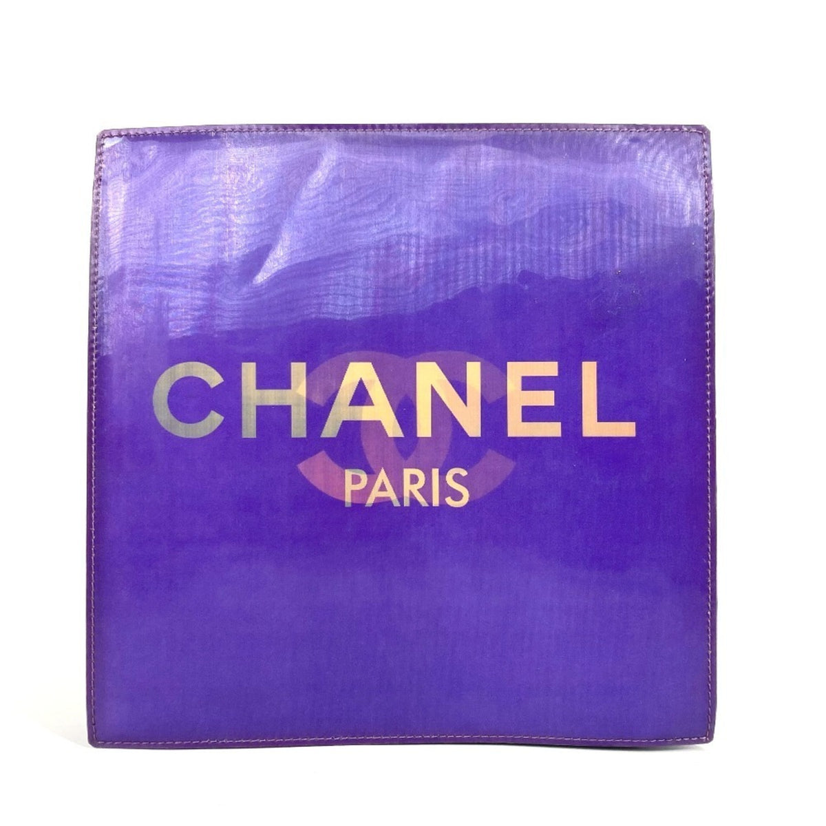 Chanel Purple Vinyl Shoulder Bag (Pre-Owned)
