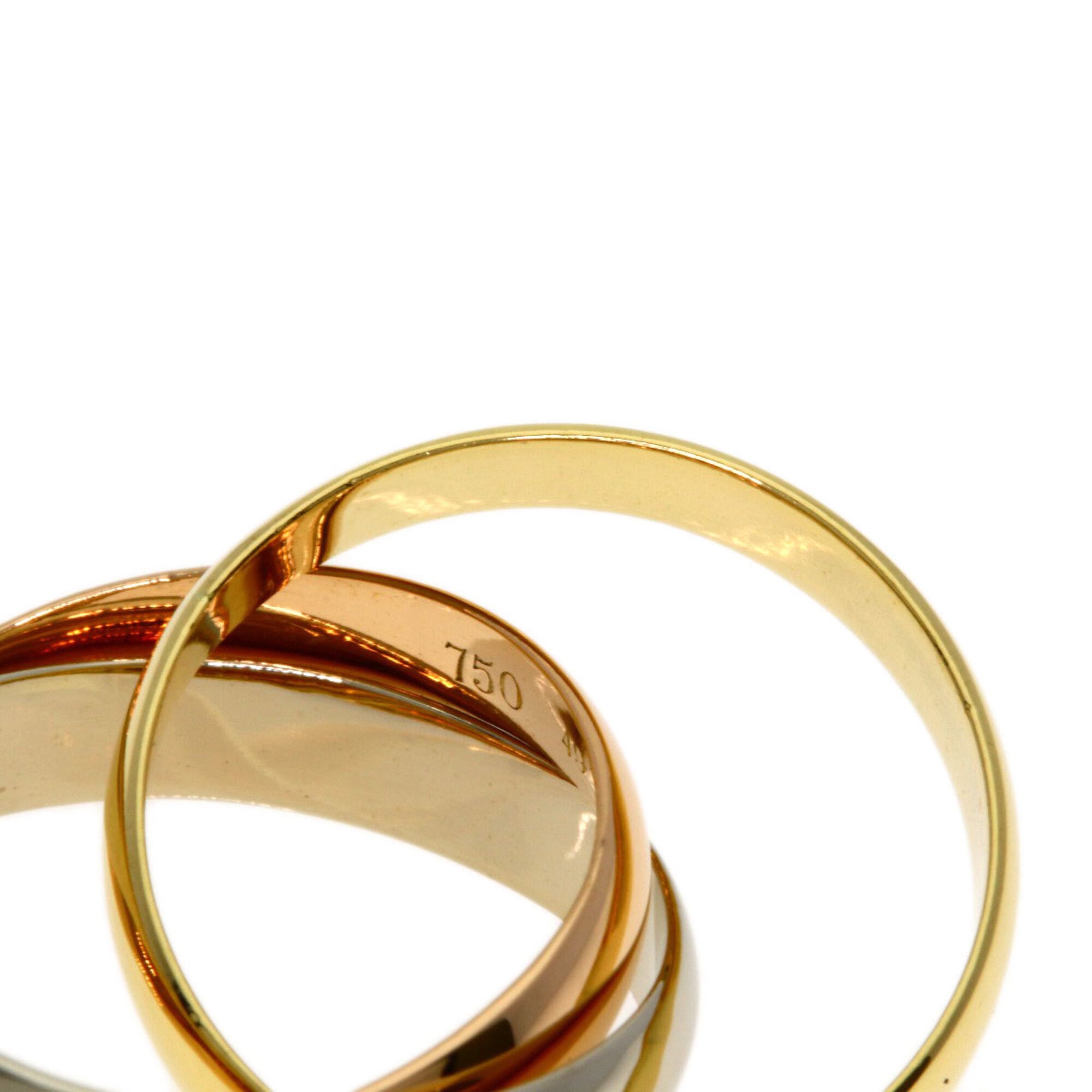 Cartier Trinity Yellow Gold (18K) Pink Gold (18K) White Gold (18K) Band Ring (Pre-Owned)