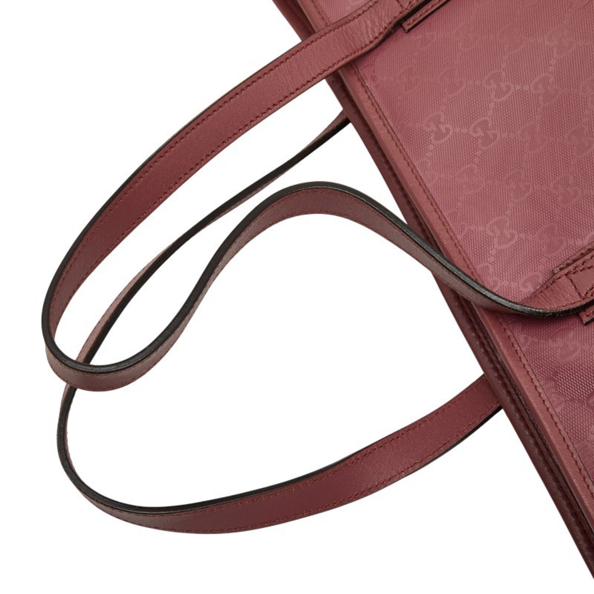 Gucci Pink Pvc Leather Shoulder Bag Tote Bag (Pre-Owned)