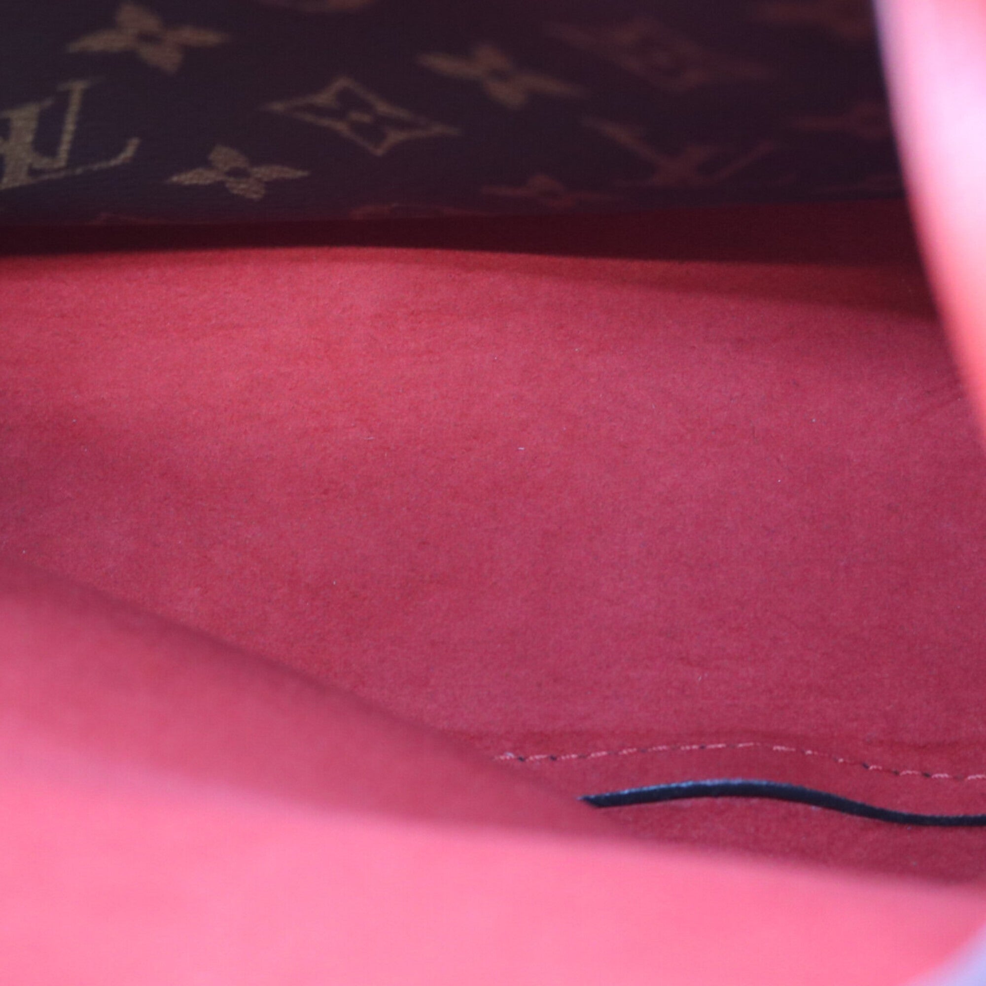 Louis Vuitton Coquelicots Red Color Monogram Shoulder Bag (Pre-Owned)