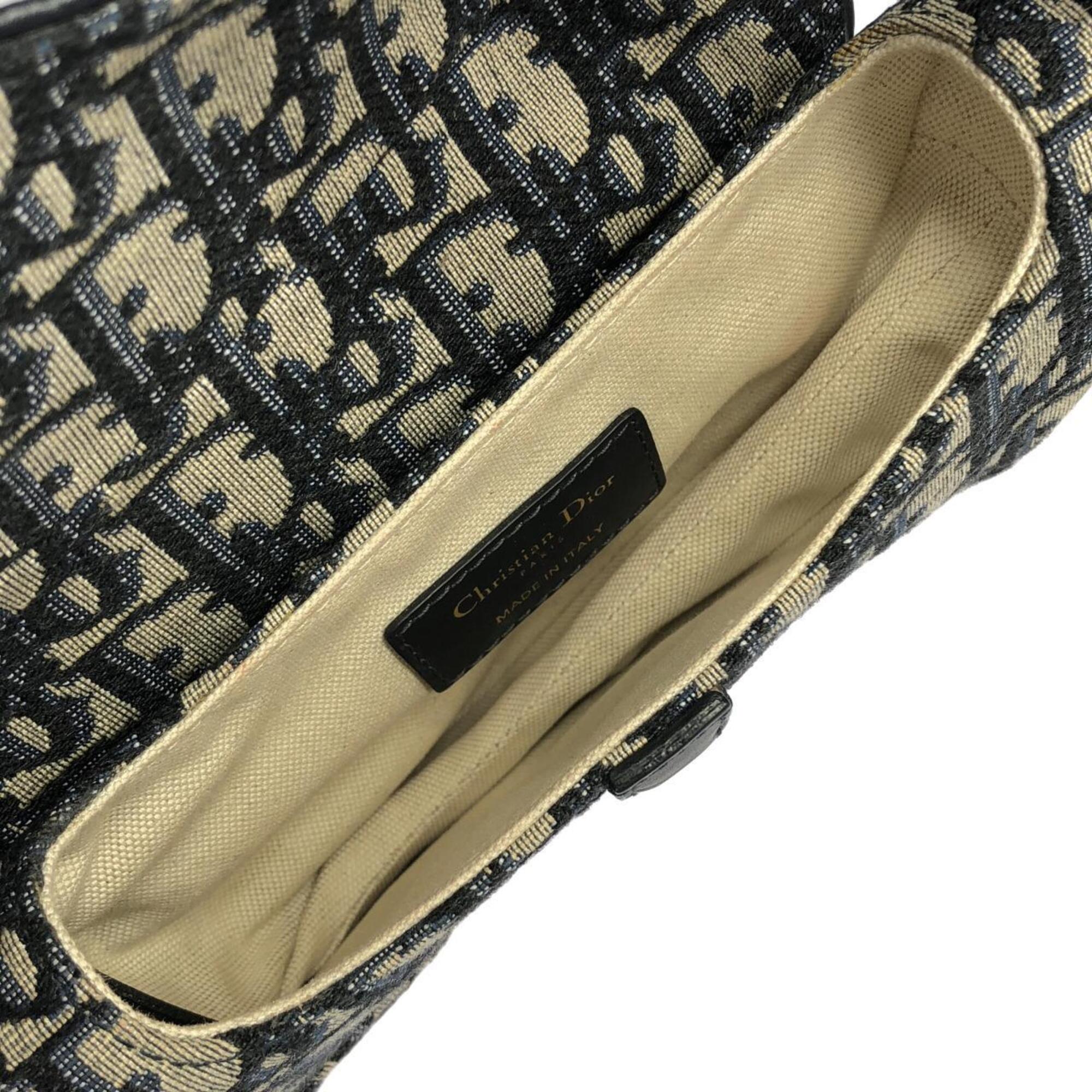 Christian Dior Blue Canvas Handbag (Pre-Owned)