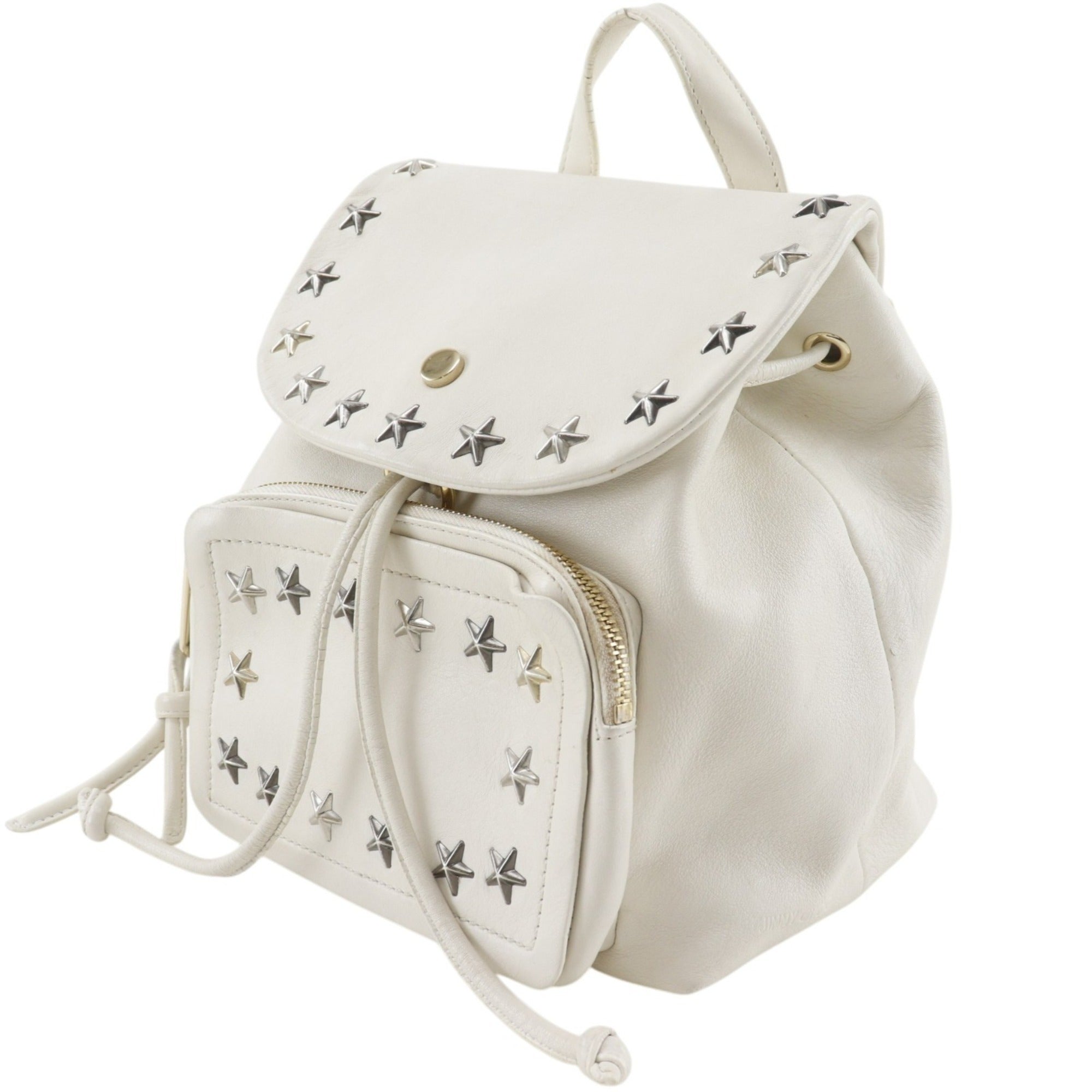 Jimmy Choo White Leather Handbag (Pre-Owned)