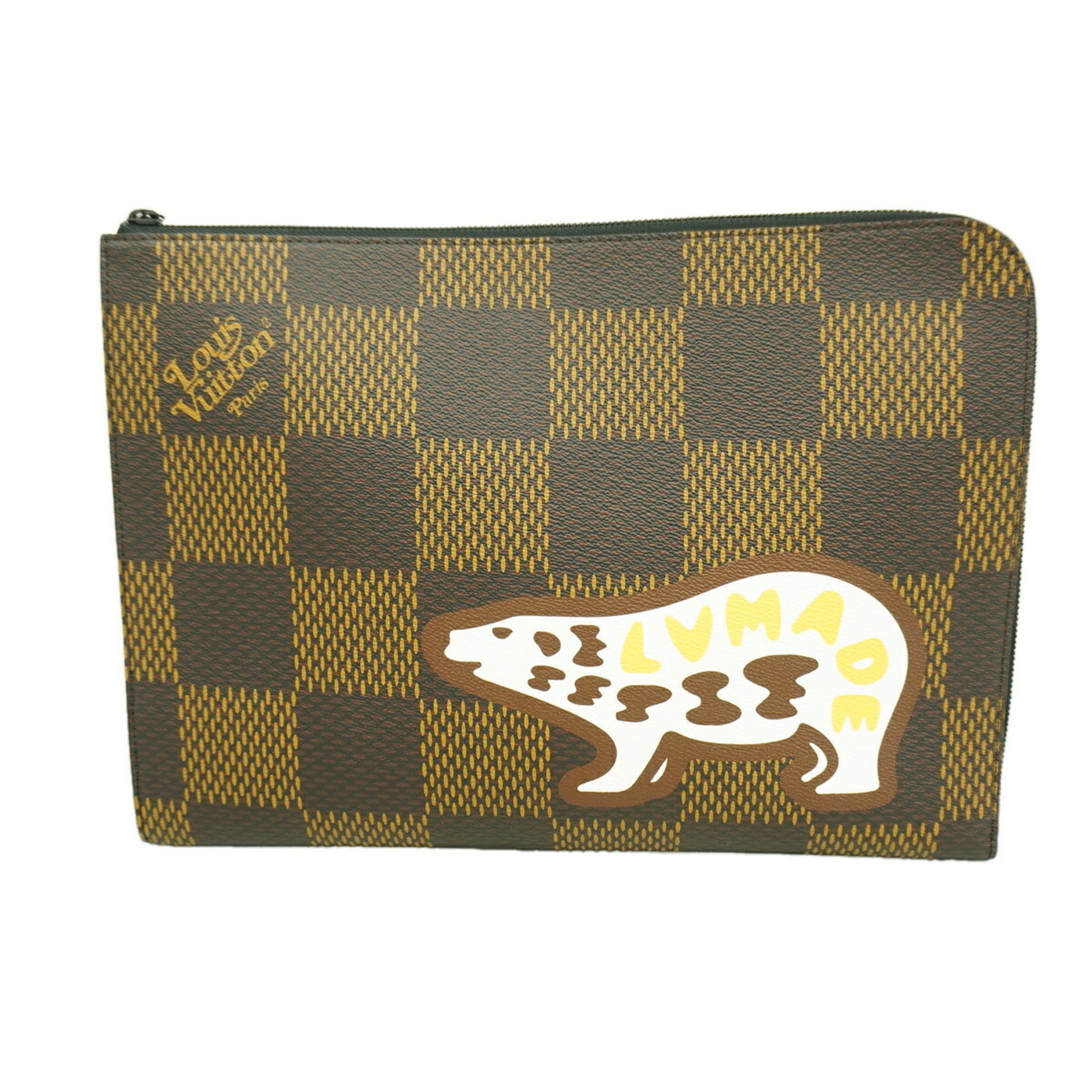 Louis Vuitton Ebene Clutch Bag (Pre-Owned)