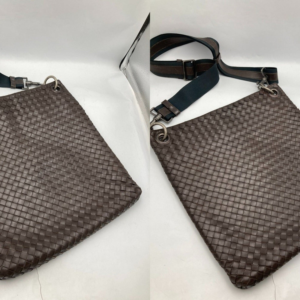 Bottega Veneta Brown Leather Shoulder Bag (Pre-Owned)