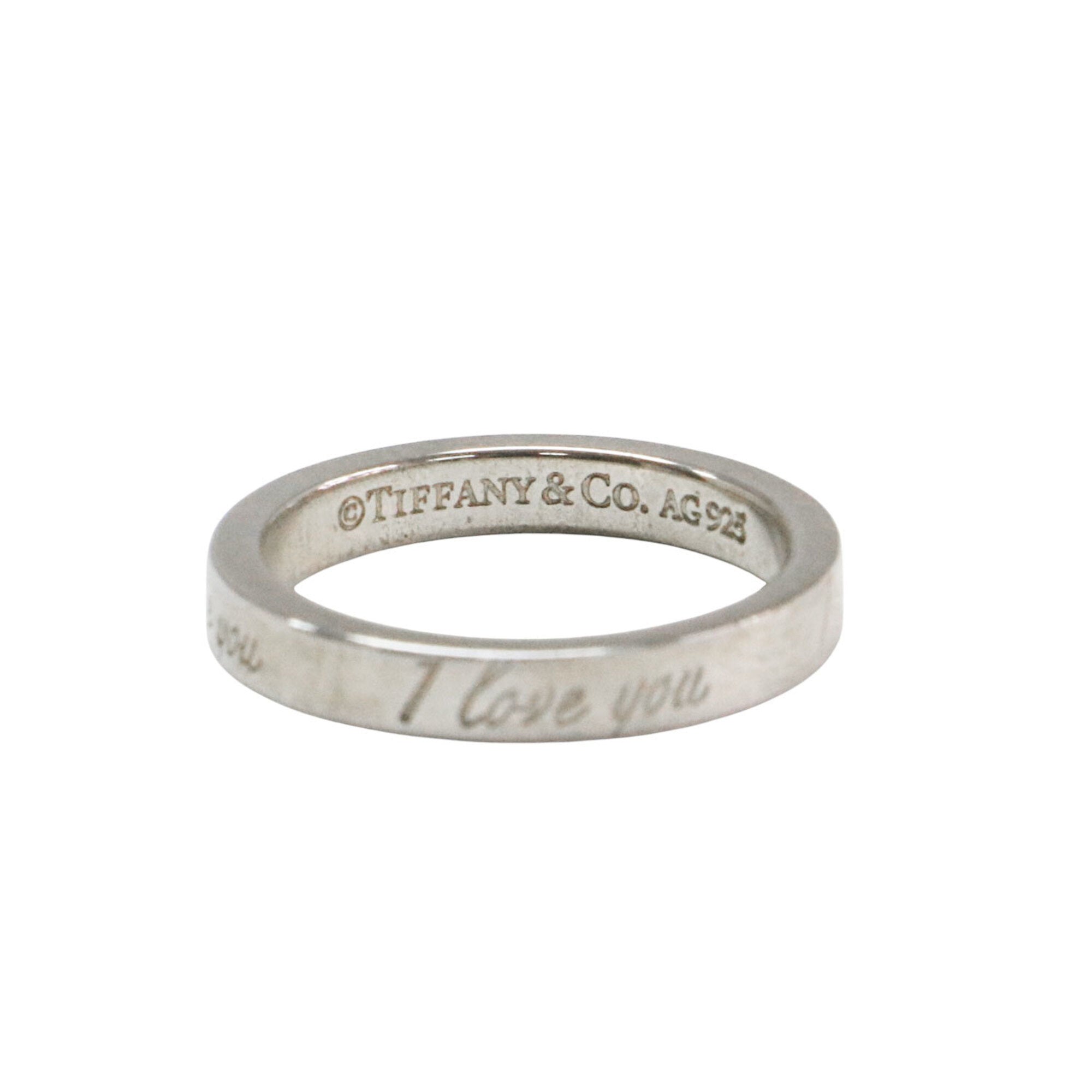 Tiffany Silver 925 Band Ring (Pre-Owned)