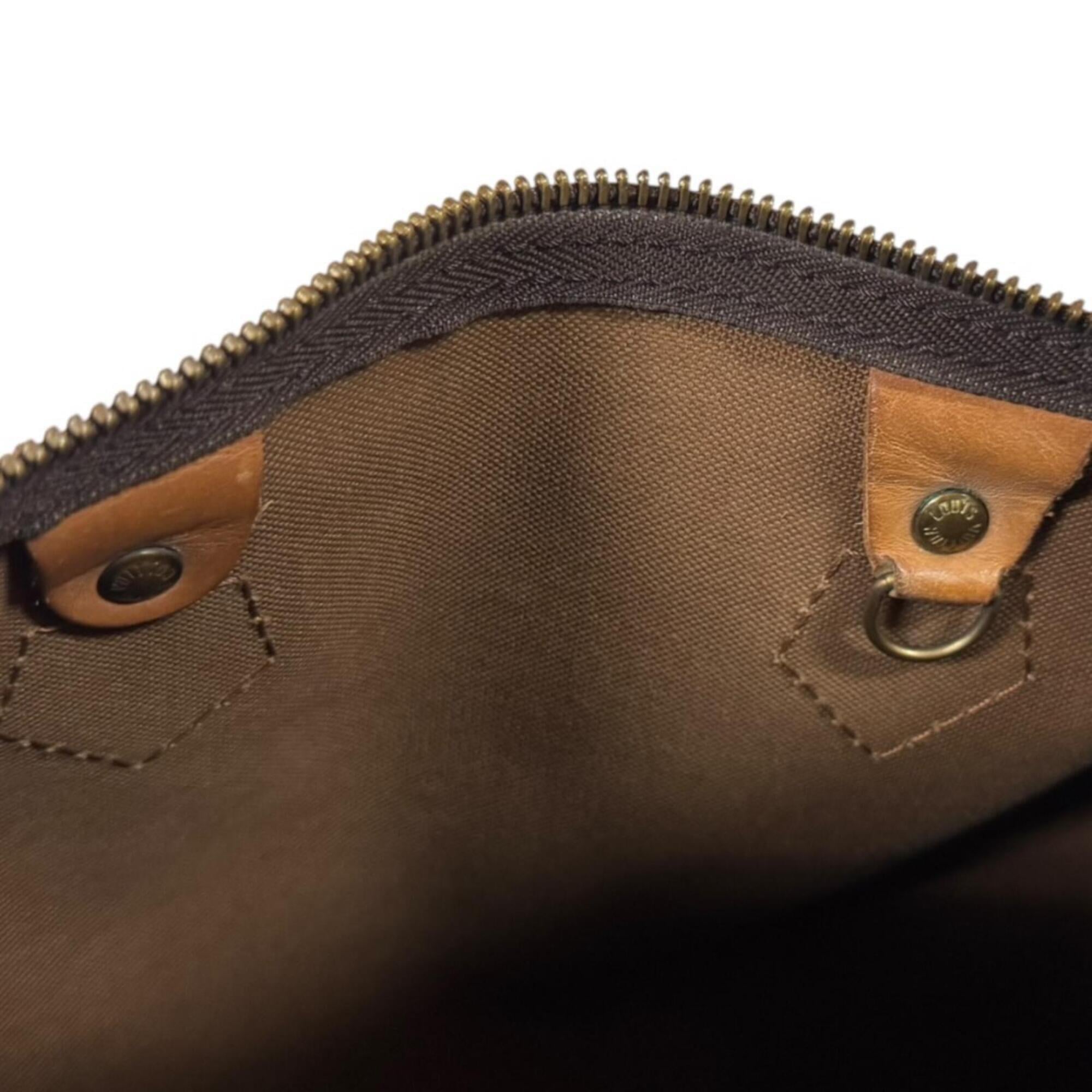 Louis Vuitton Brown Monogram Canvas Handbag (Pre-Owned)
