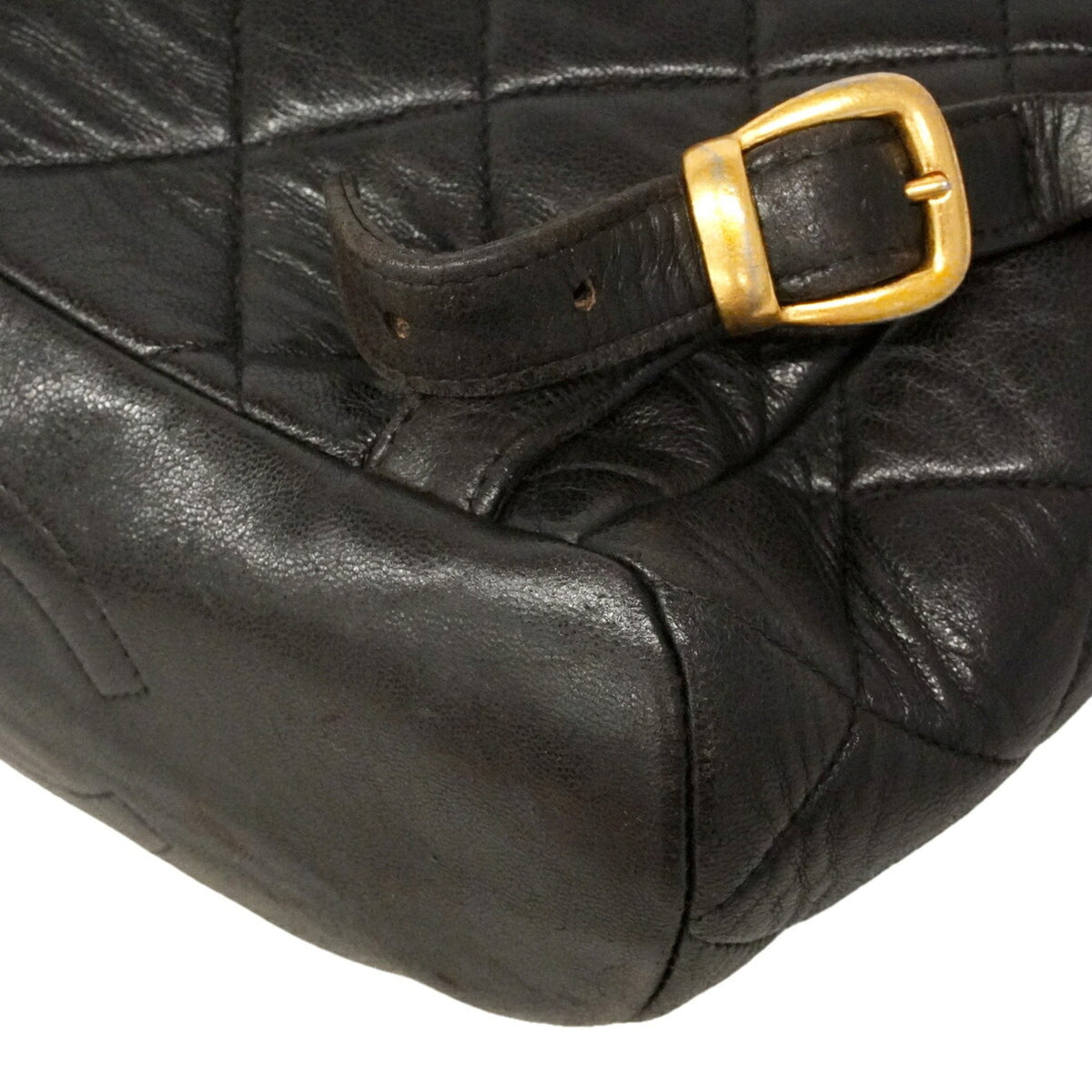 Chanel Black Leather Backpack (Pre-Owned)