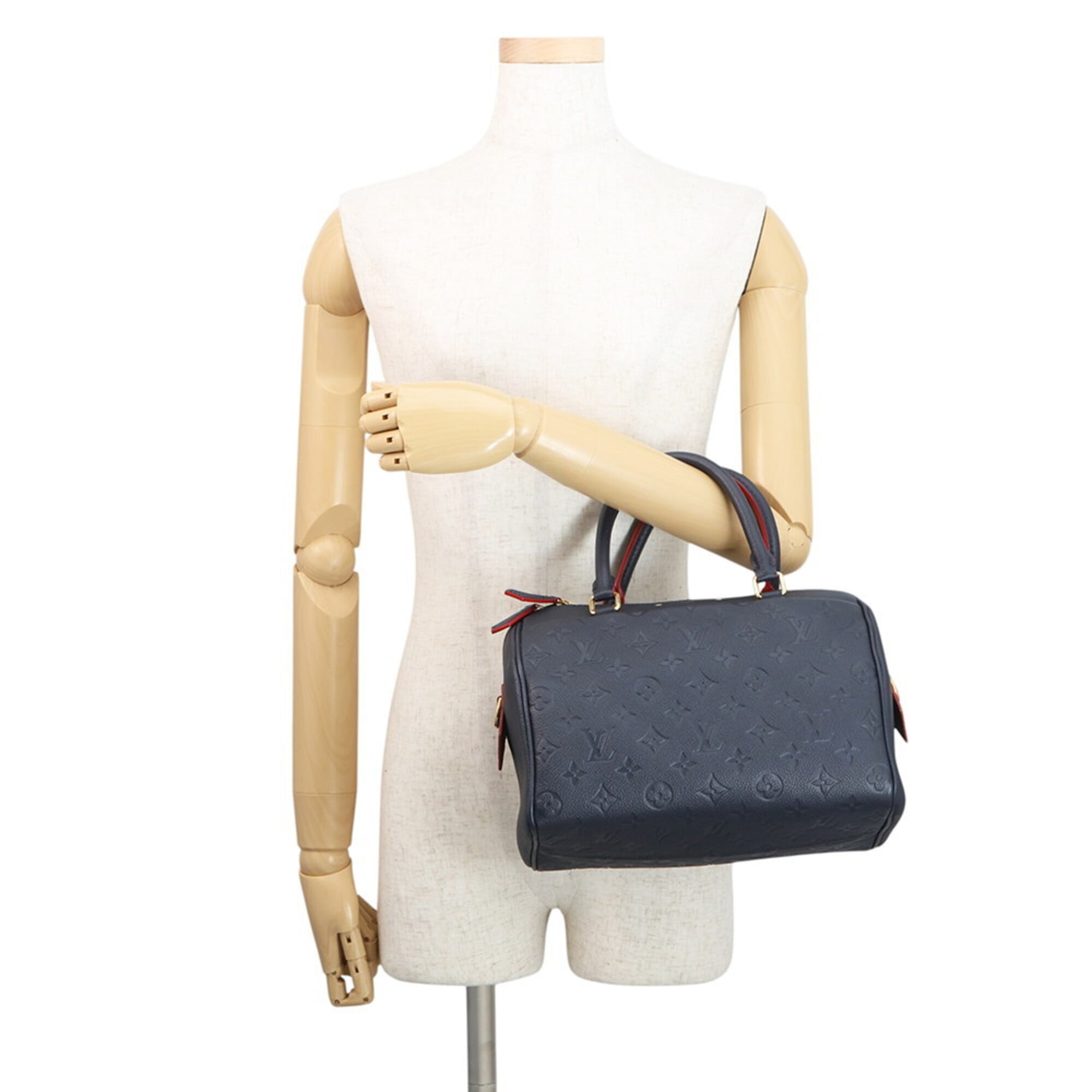 Louis Vuitton Monogram Empreinte Marine Rouge Monogram Empreinte Handbag Shoulder Bag (Pre-Owned)