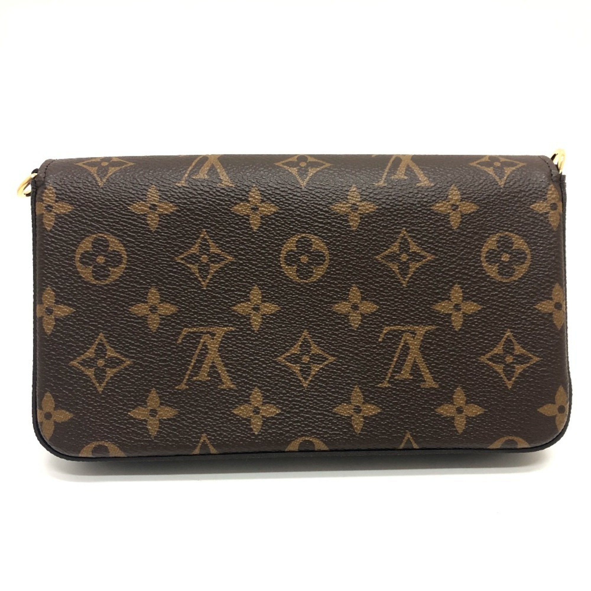 Louis Vuitton Brown Monogram Pochette Pouch Shoulder Bag (Pre-Owned)