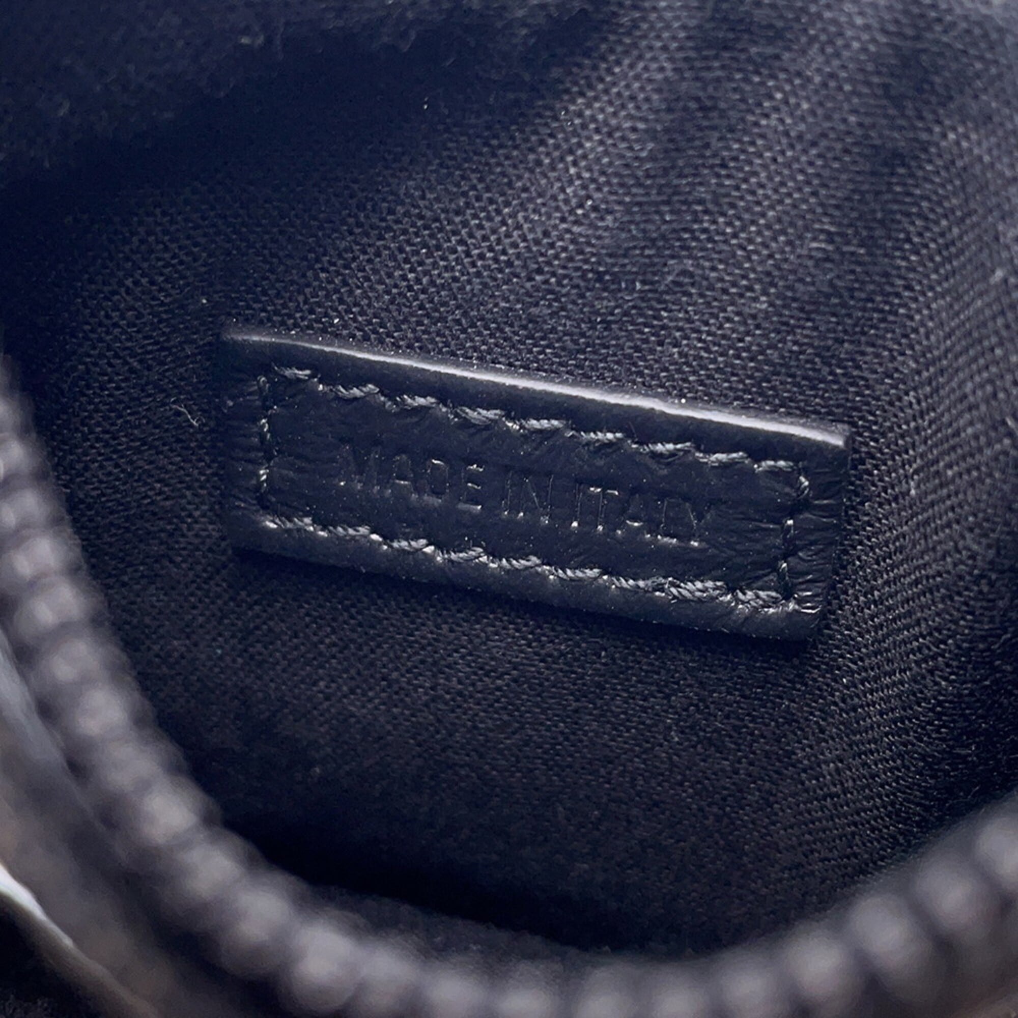 Balenciaga Black Dark Brown Denim Coin Purse/Coin Case (Pre-Owned)
