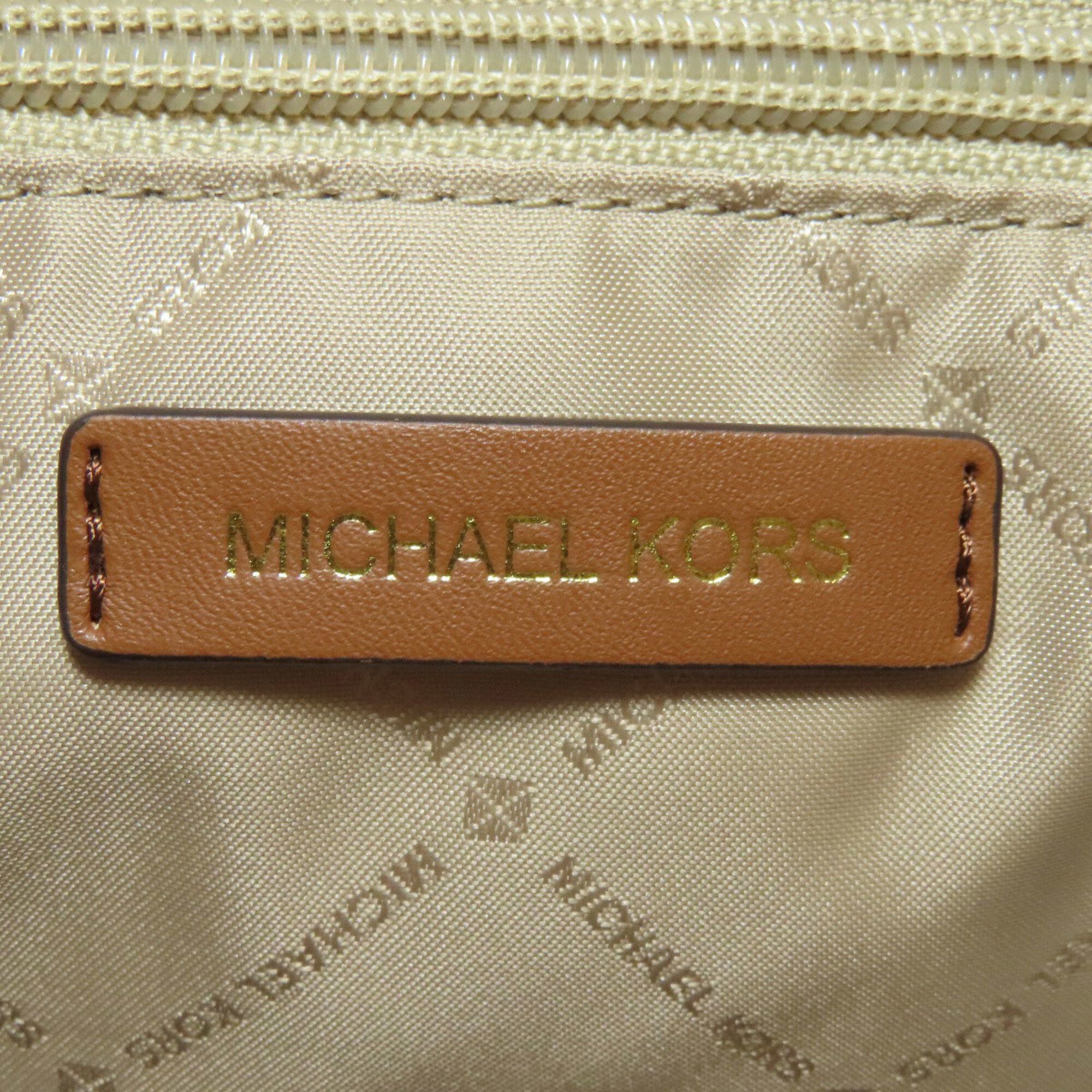 Michael Kors Dark Brown Pvc Shoulder Bag (Pre-Owned)