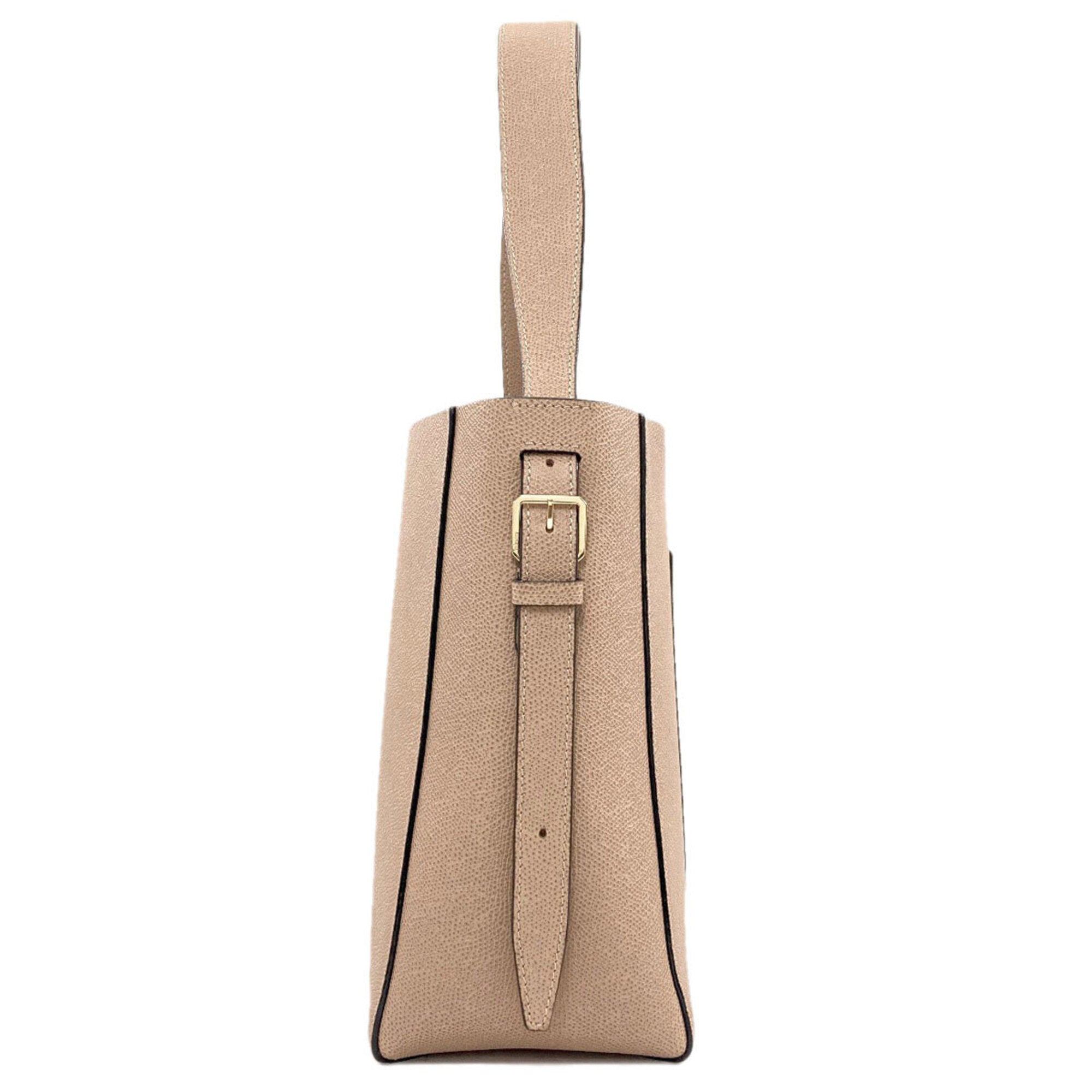 Valextra Brown Leather Shoulder Bag (Pre-Owned)