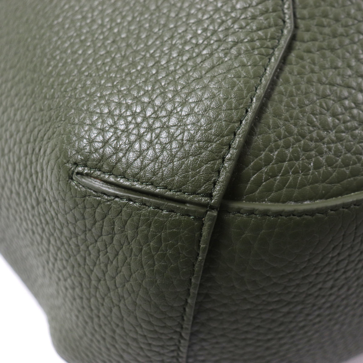 Alexander Mcqueen Khaki Leather Tote Bag (Pre-Owned)