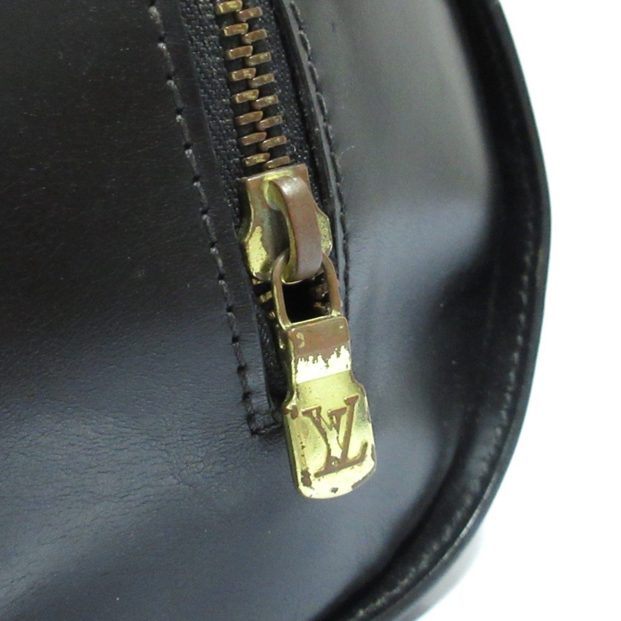 Louis Vuitton Black Noir Epi Leather Handbag (Pre-Owned)