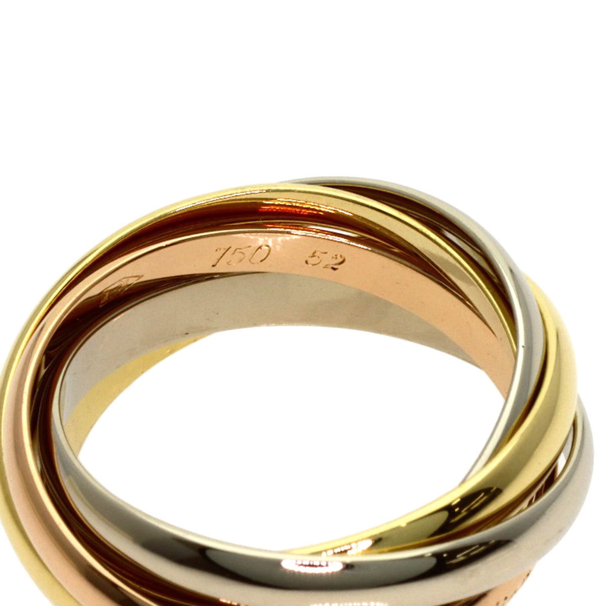Cartier Yellow Gold (18K) Pink Gold (18K) White Gold (18K) Band Ring (Pre-Owned)