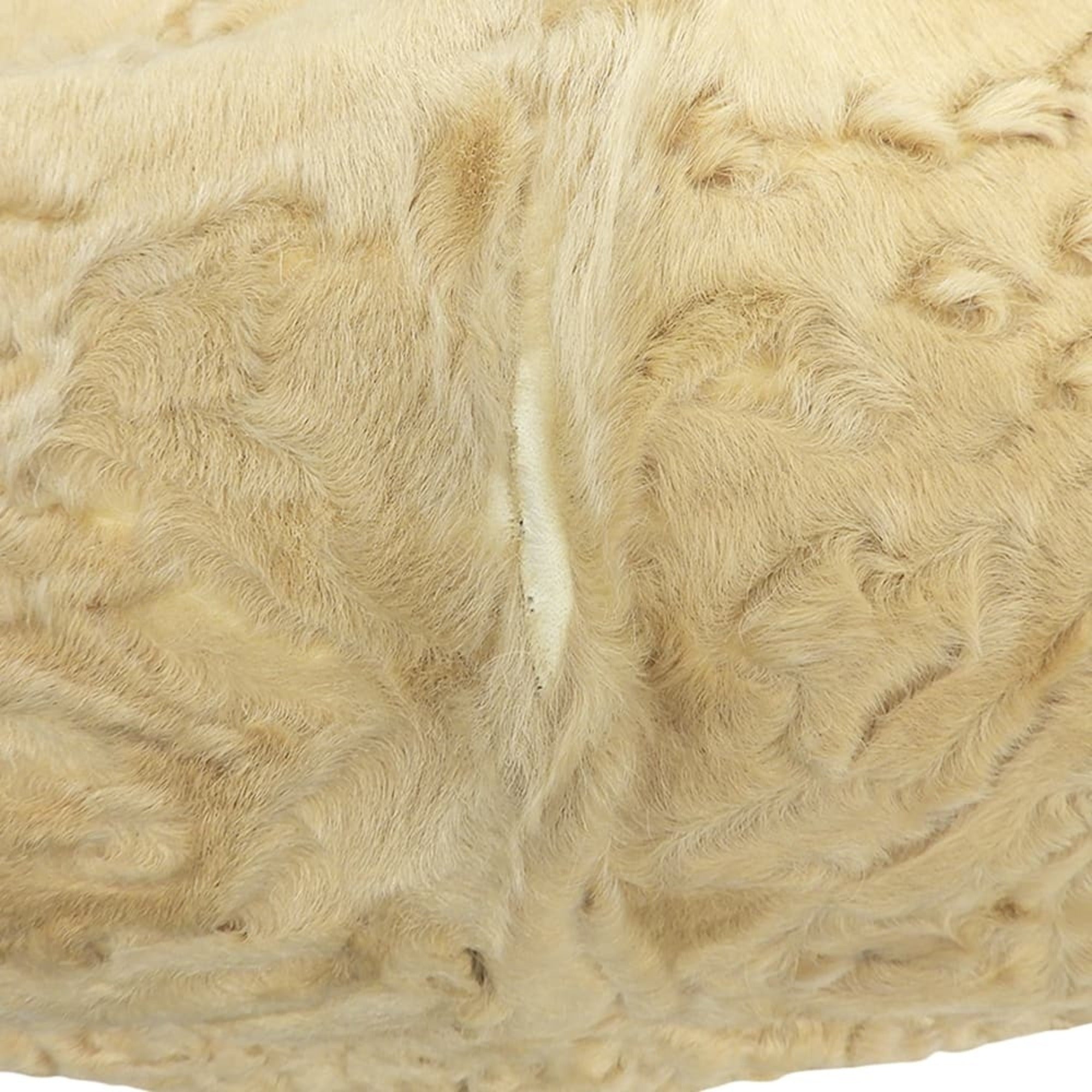 Salvatore Ferragamo Beige Fur Shoulder Bag (Pre-Owned)