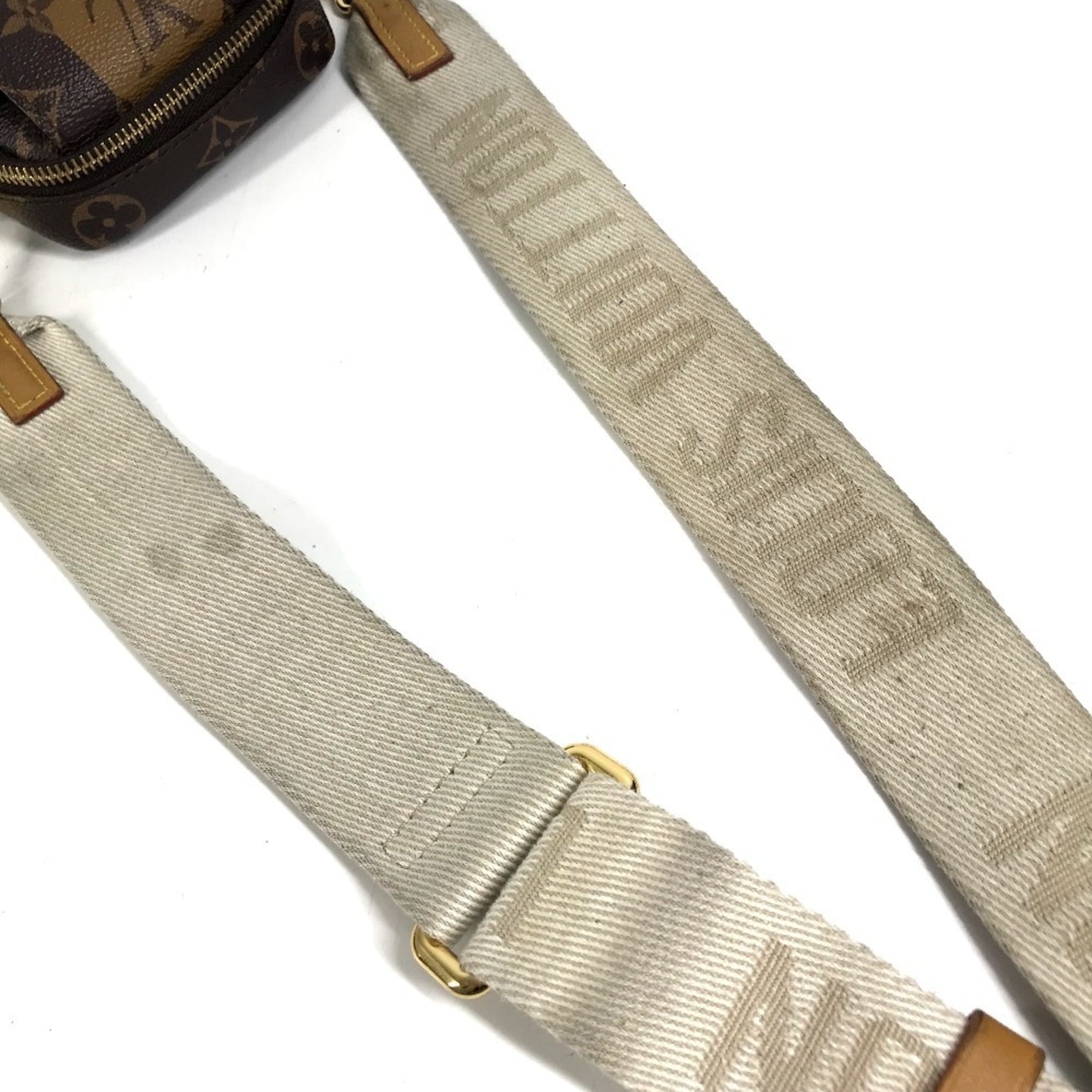 Louis Vuitton Beige Brown Monogram Canvas Pochette Shoulder Bag (Pre-Owned)