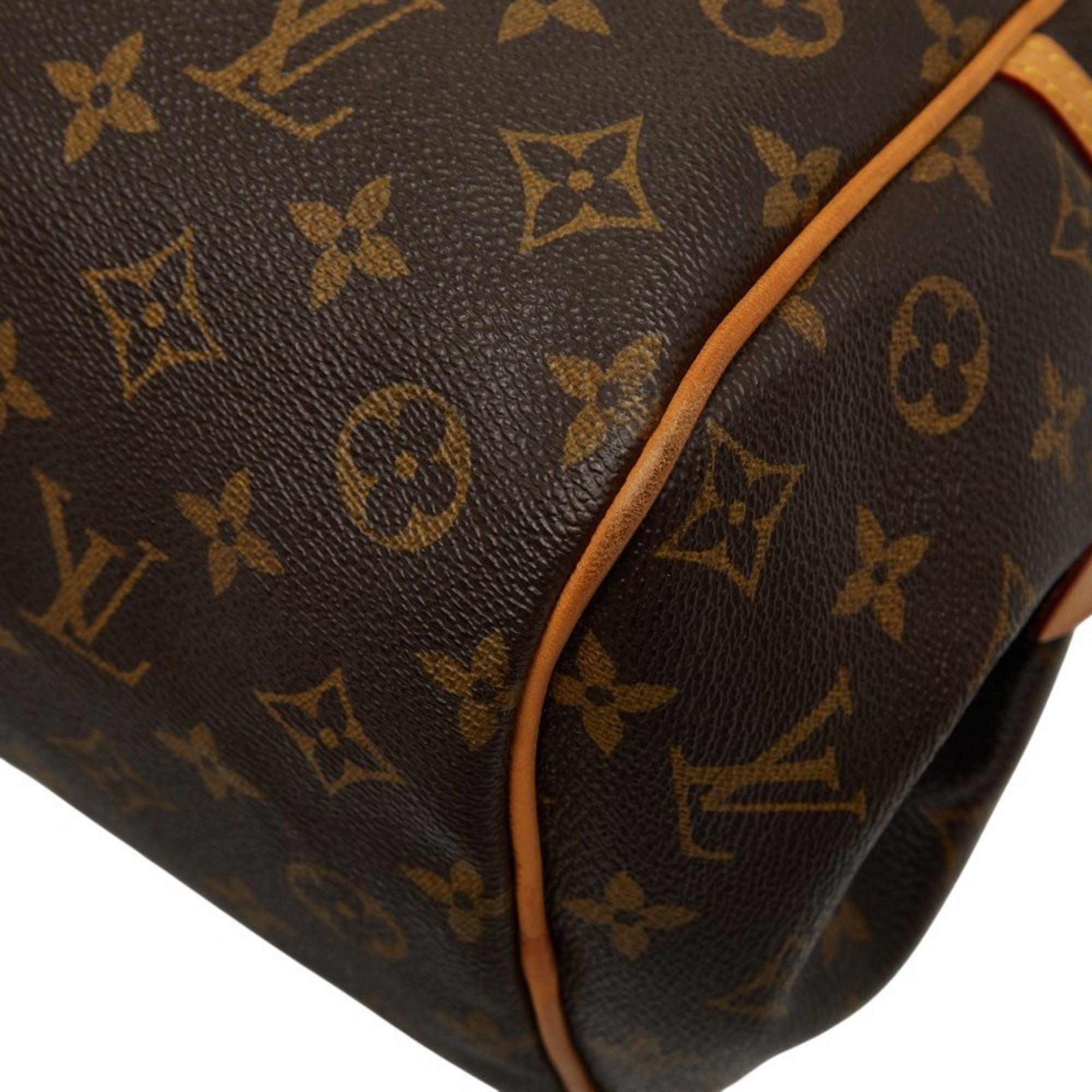 Louis Vuitton Brown Pvc Leather Handbag Shoulder Bag (Pre-Owned)