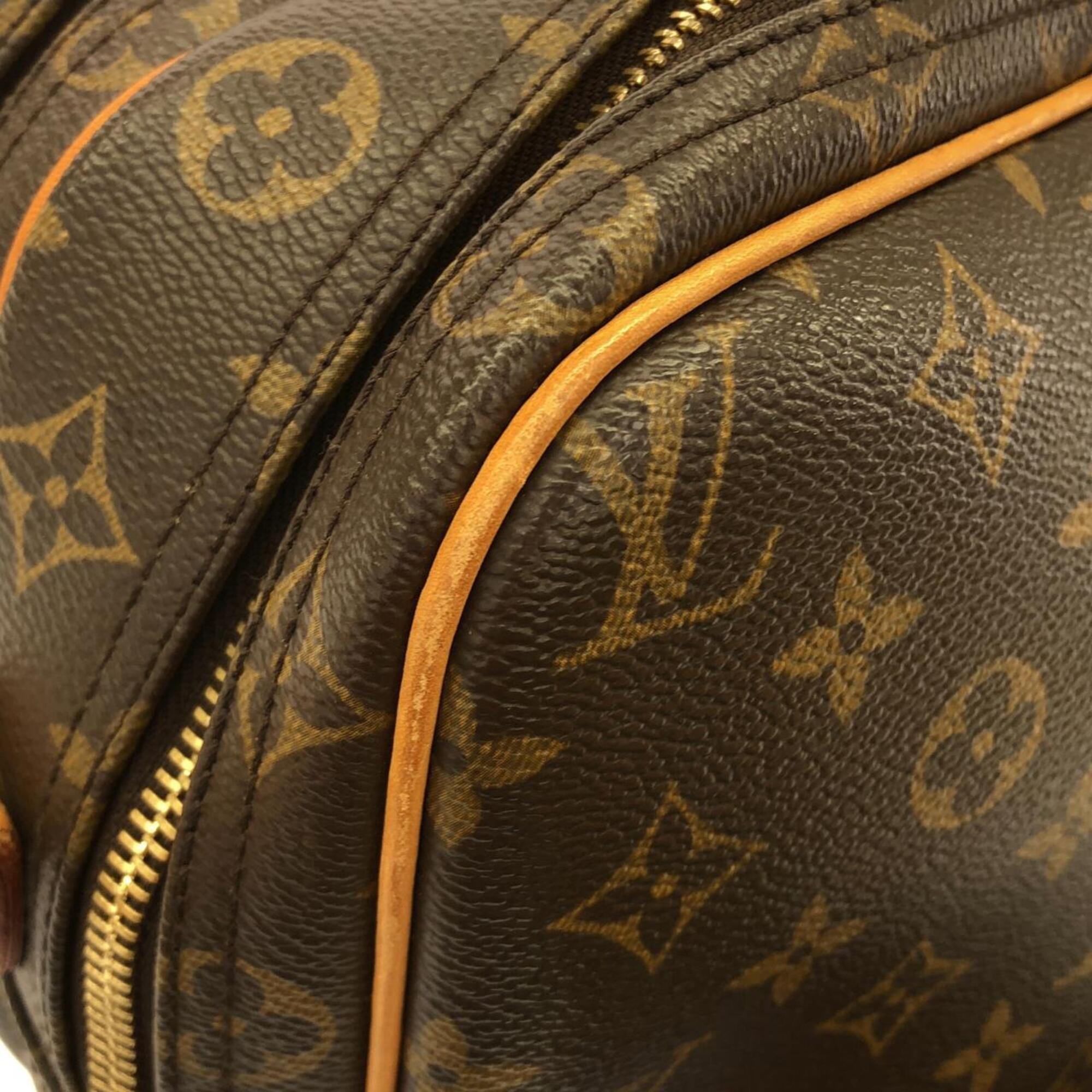 Louis Vuitton Monogram Marron Coated Canvas Shoulder Bag (Pre-Owned)