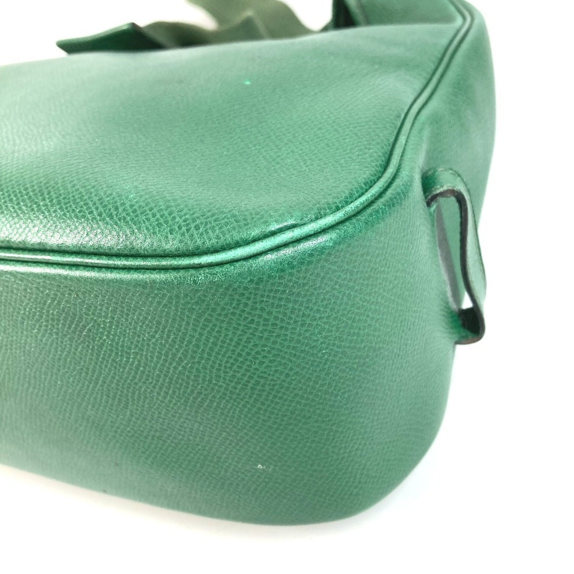 Hermes Green Courchevel Leather Shoulder Bag Tote Bag (Pre-Owned)