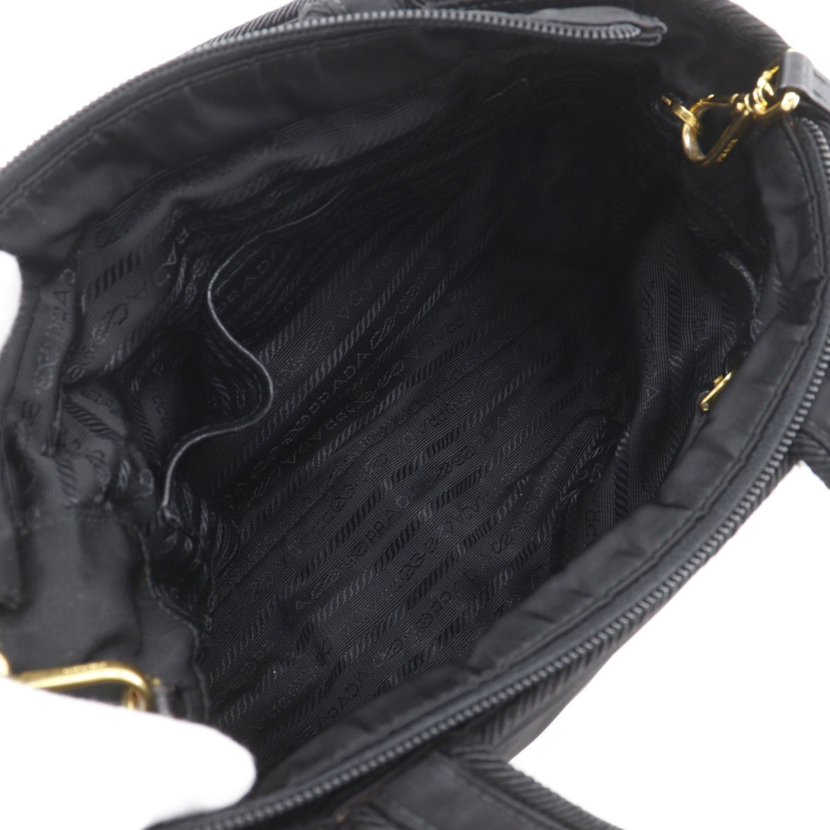 Prada Black Nylon Handbag (Pre-Owned)
