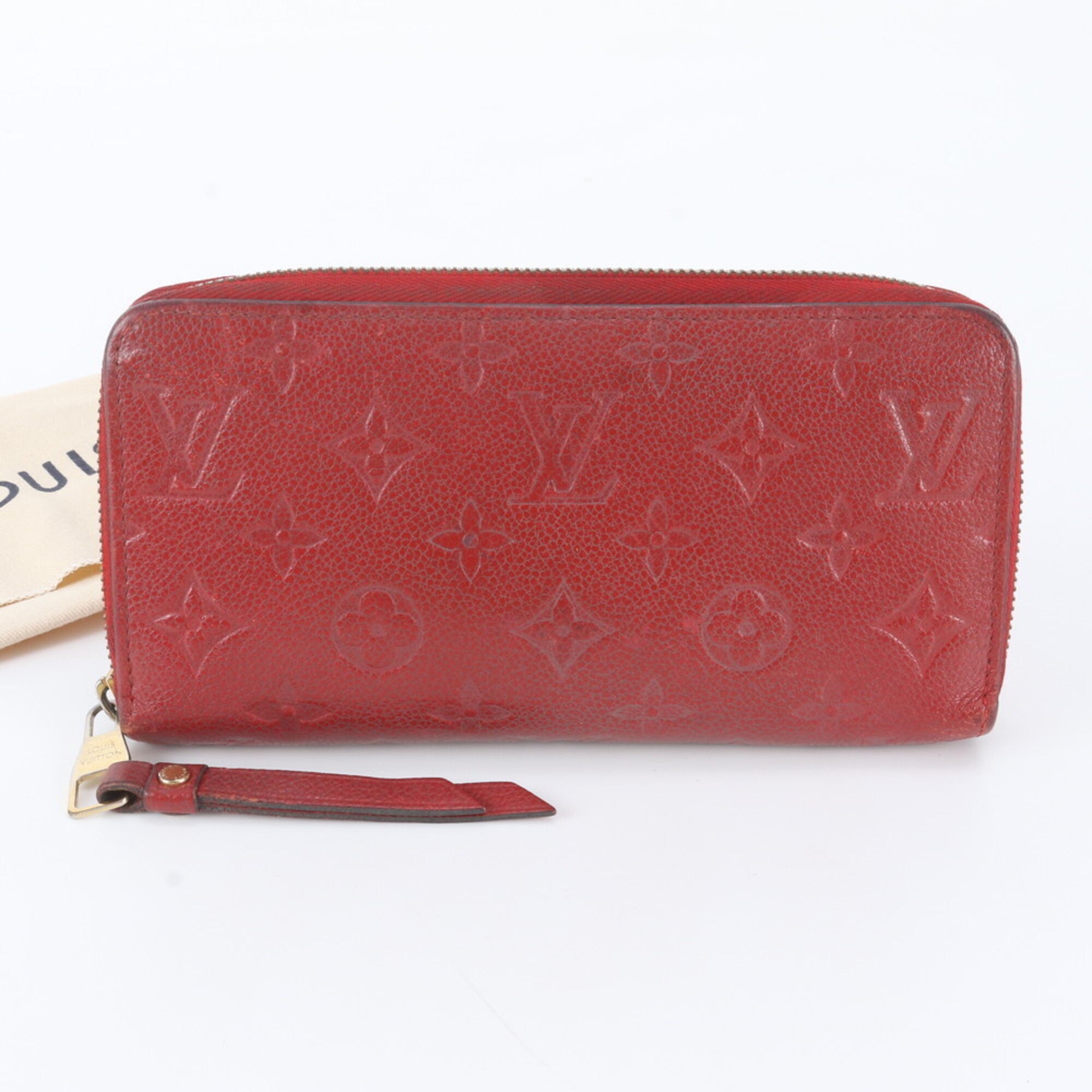 Louis Vuitton Monogram Empreinte Sacrlet Leather Long Wallet (Bi-Fold) (Pre-Owned)