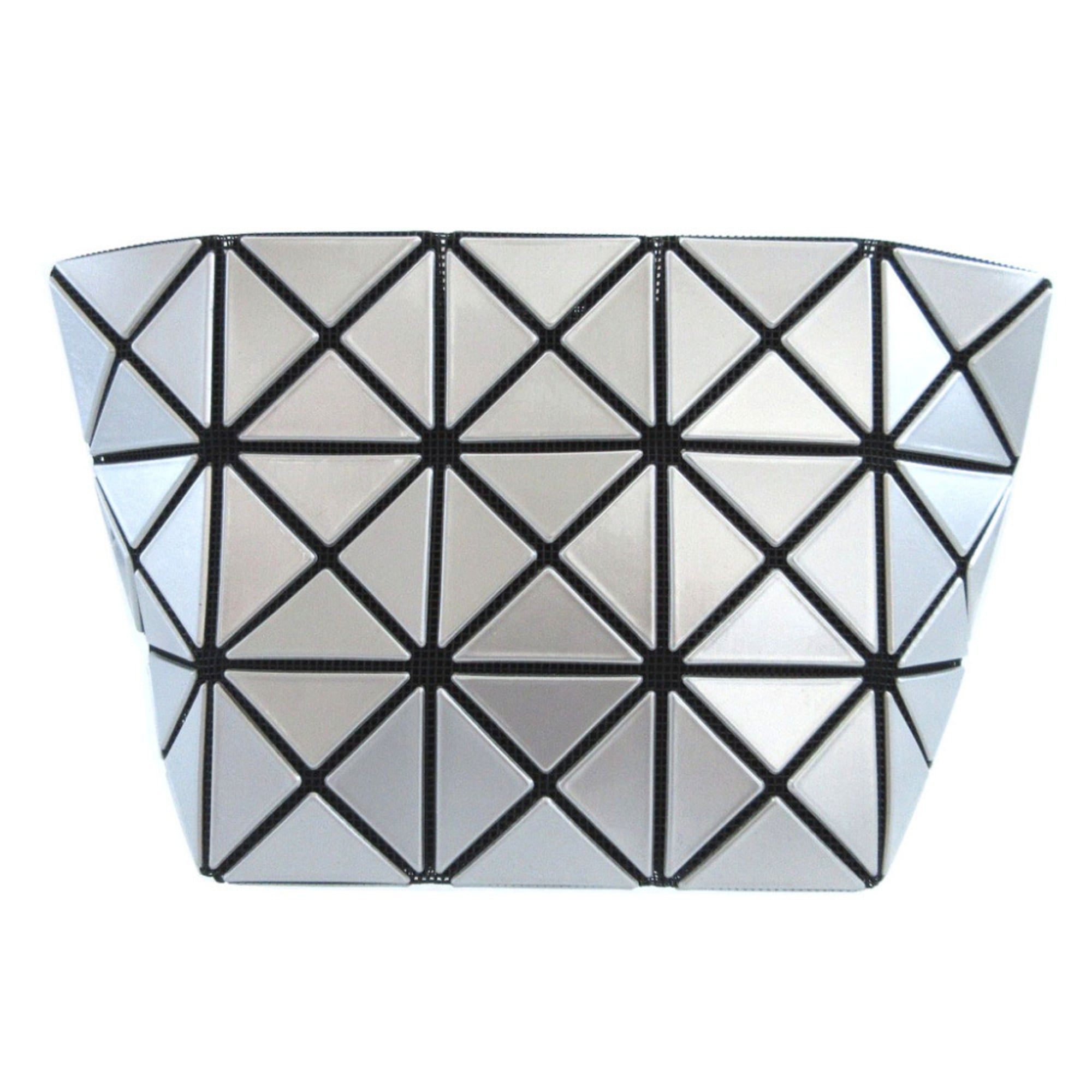 Issey Miyake Silver Pvc Pouch (Pre-Owned)