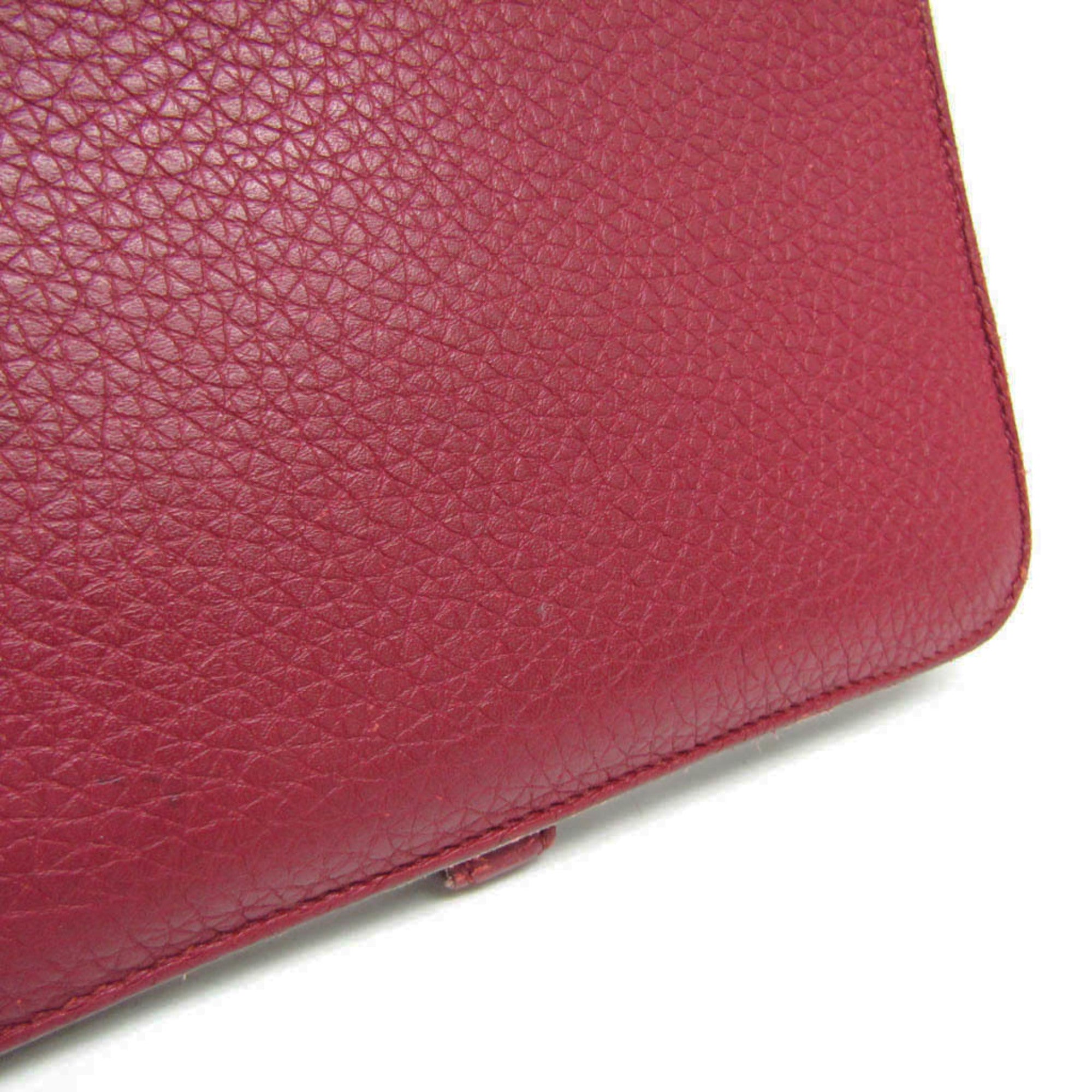 Hermes Dogon Wine Togo Leather Long Wallet (Bi-Fold) (Pre-Owned)