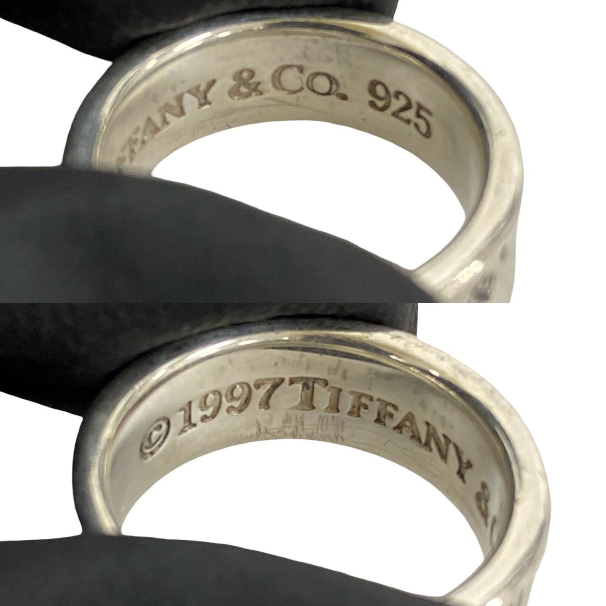 Tiffany Silver Silver 925 Band Ring (Pre-Owned)