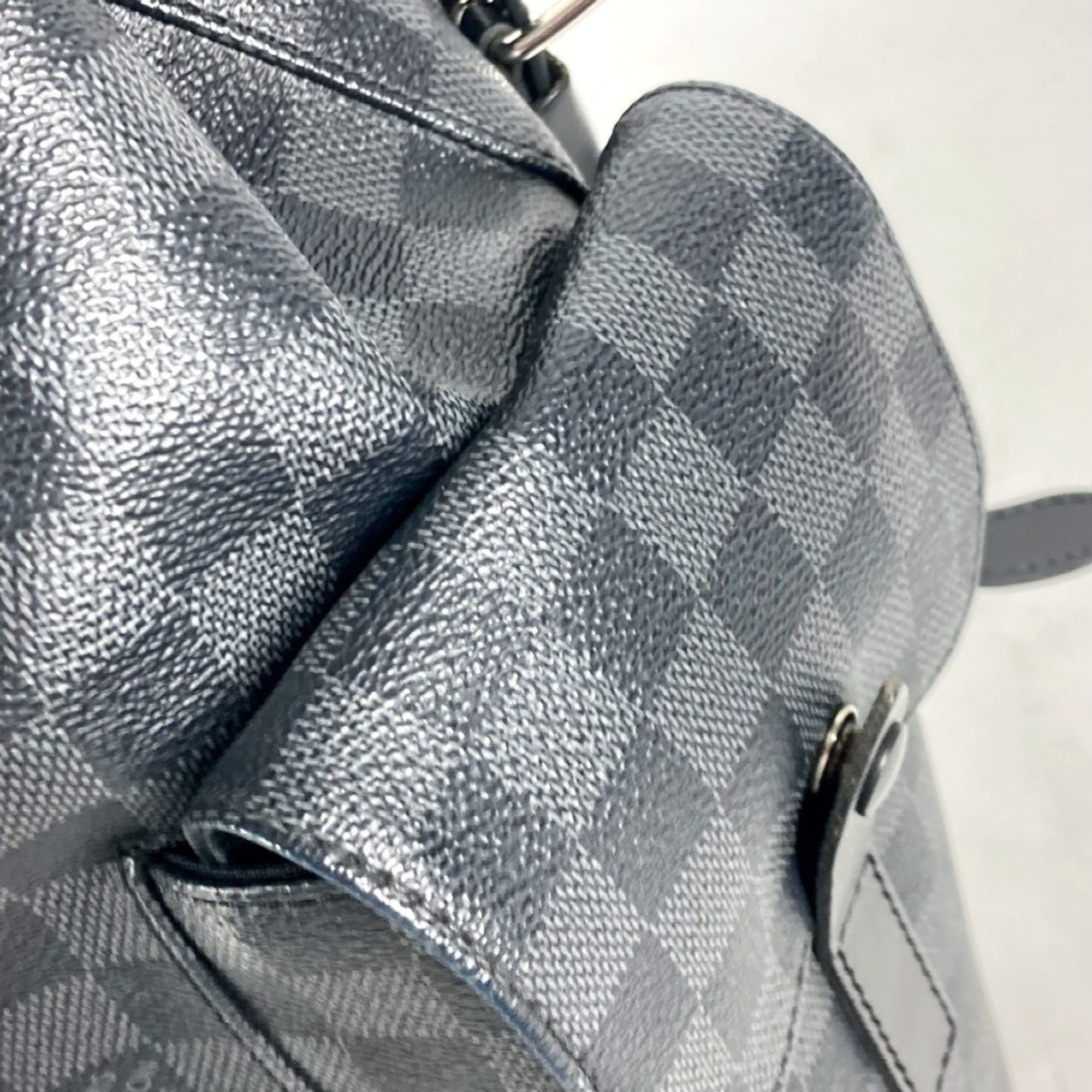 Louis Vuitton Black Damier Graphite Backpack (Pre-Owned)