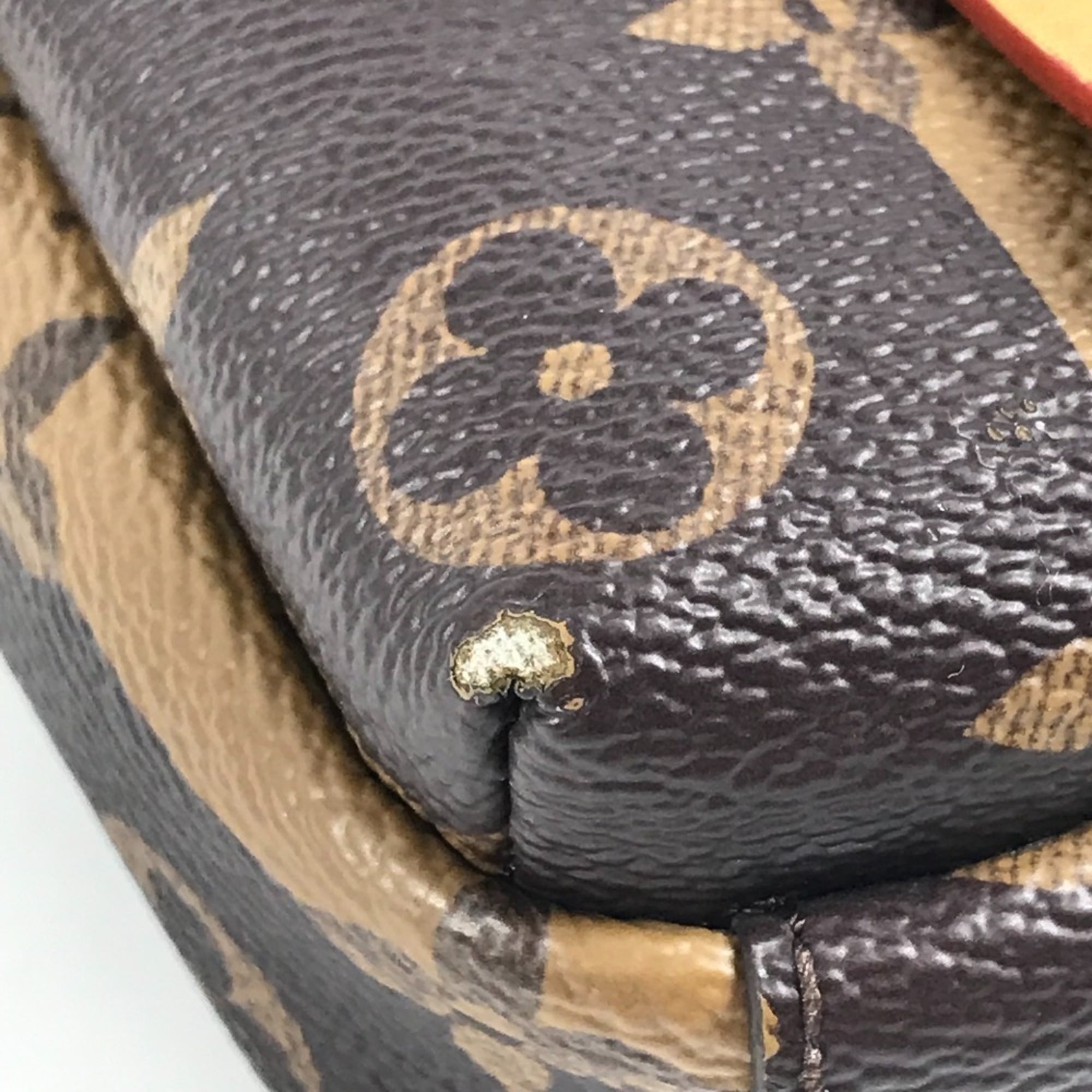 Louis Vuitton Beige Brown Monogram Canvas Pochette Shoulder Bag (Pre-Owned)