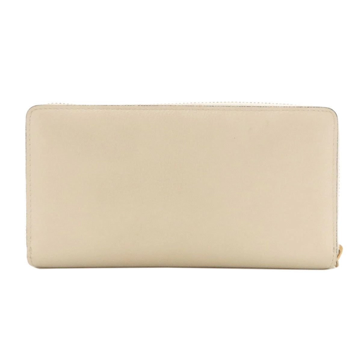 Gucci Ivory Leather Long Wallet (Bi-Fold) (Pre-Owned)