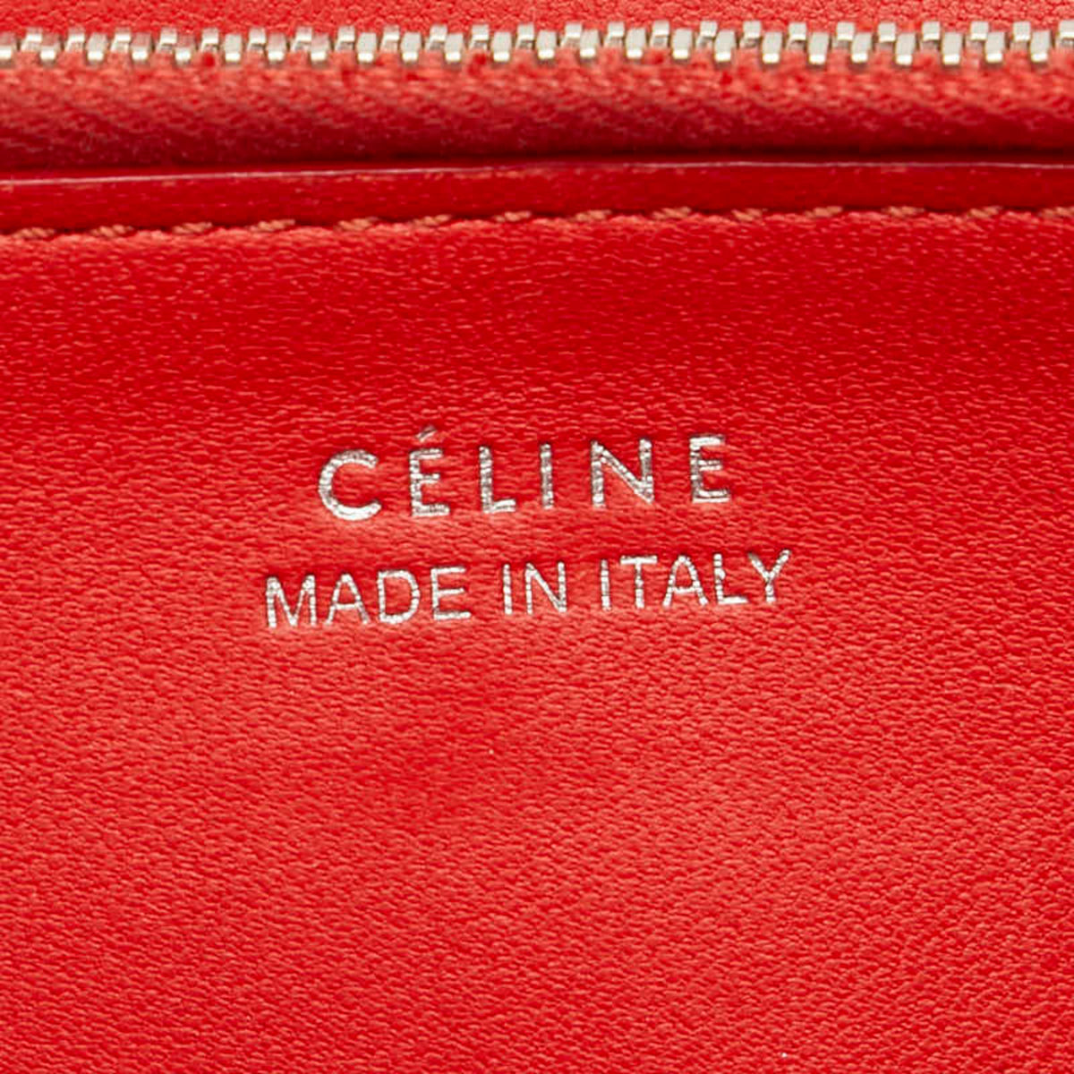 Celine Beige Leather Coin Purse/Coin Case (Pre-Owned)