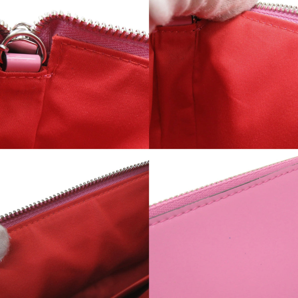 Christian Louboutin Pink Patent Leather Shoulder Bag (Pre-Owned)