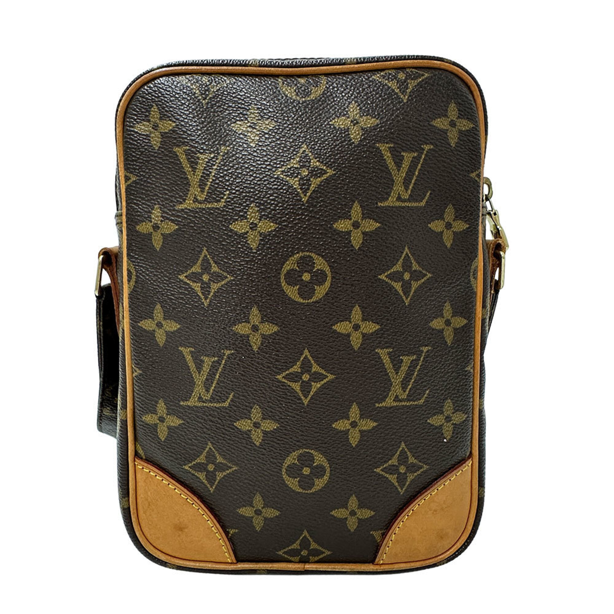 Louis Vuitton Brown Monogram Canvas Shoulder Bag (Pre-Owned)